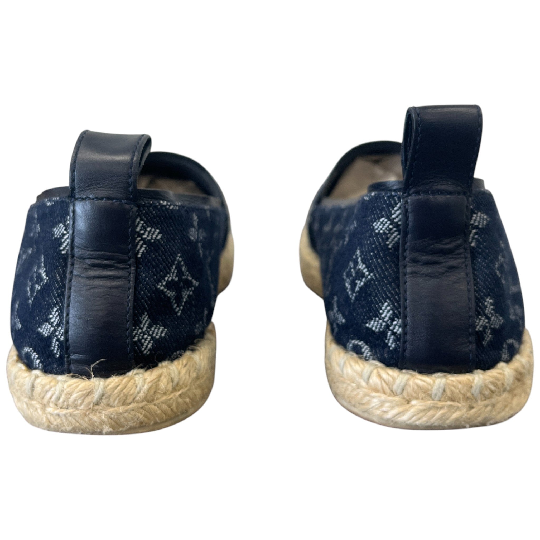 Women's Monogram Print Espadrilles Blue Size EU 36.5 / UK 3.5