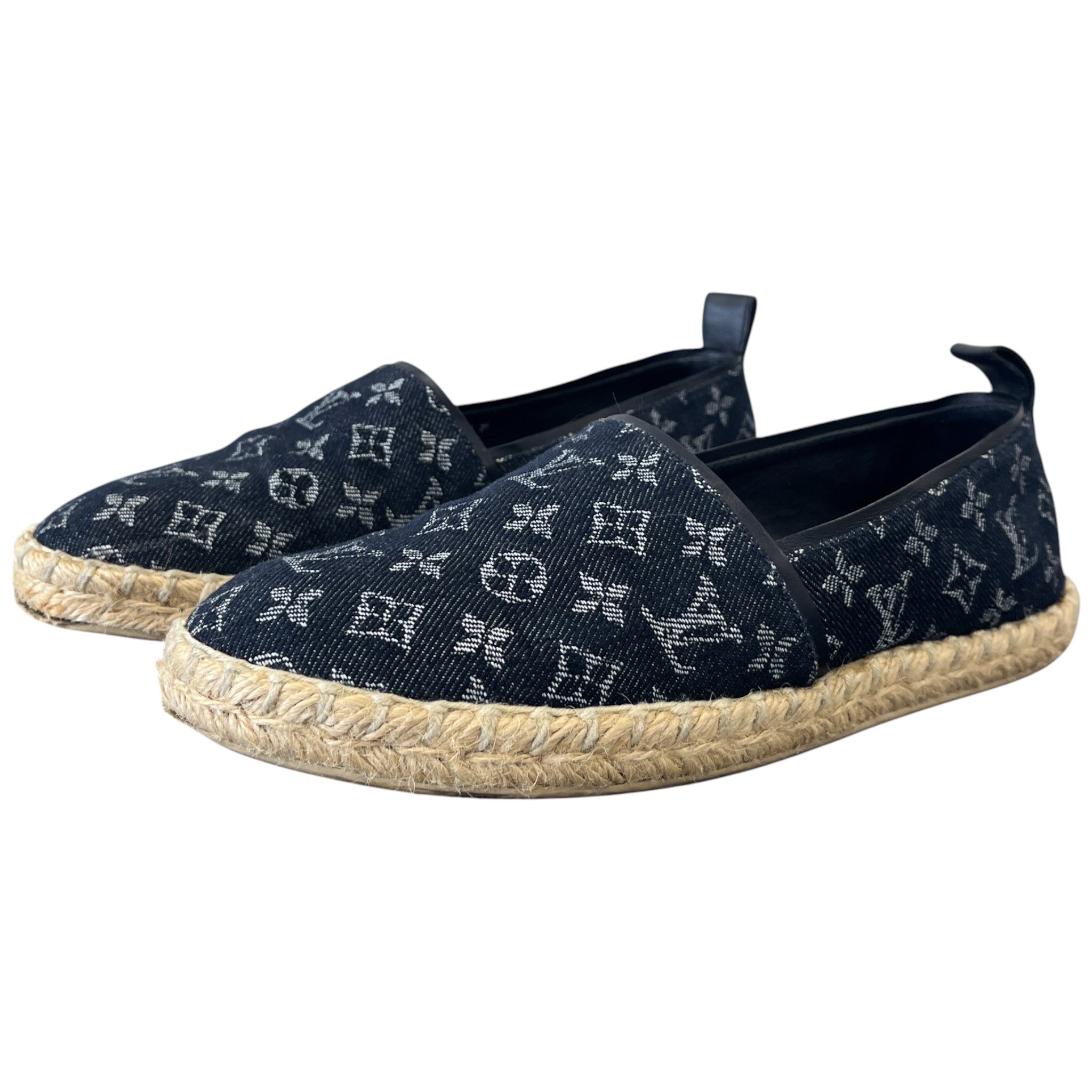Women's Monogram Print Espadrilles Blue Size EU 36.5 / UK 3.5