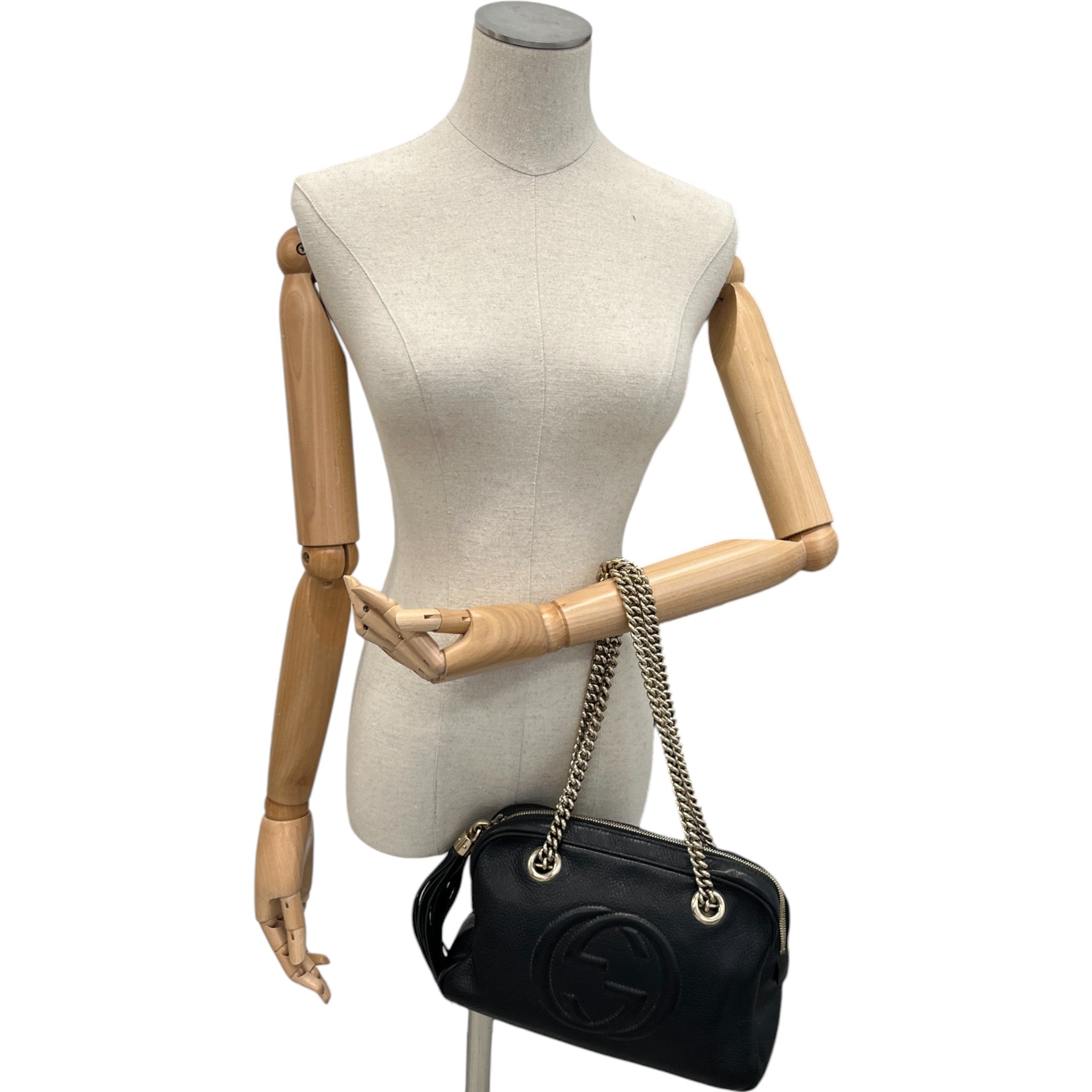 Women's Soho Chain Shoulder Bag Black