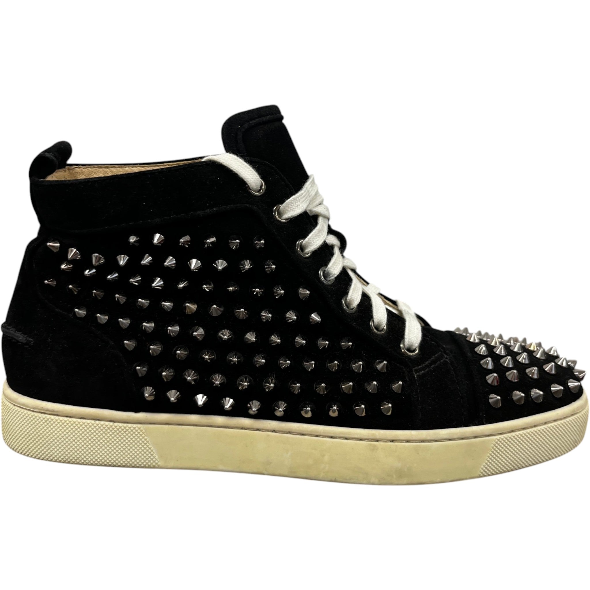 Men's Lou Spikes High Trainers Black Size EU 40 / UK 6