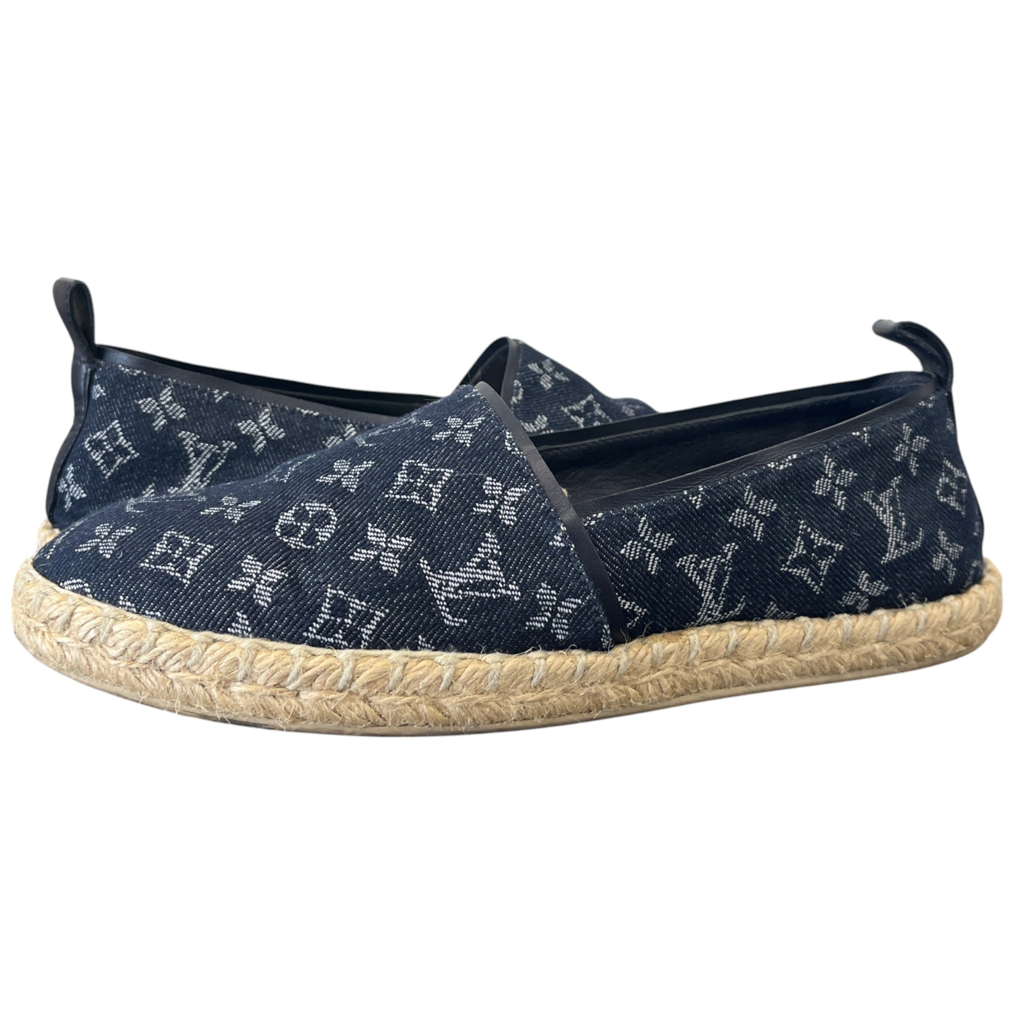 Women's Monogram Print Espadrilles Blue Size EU 36.5 / UK 3.5