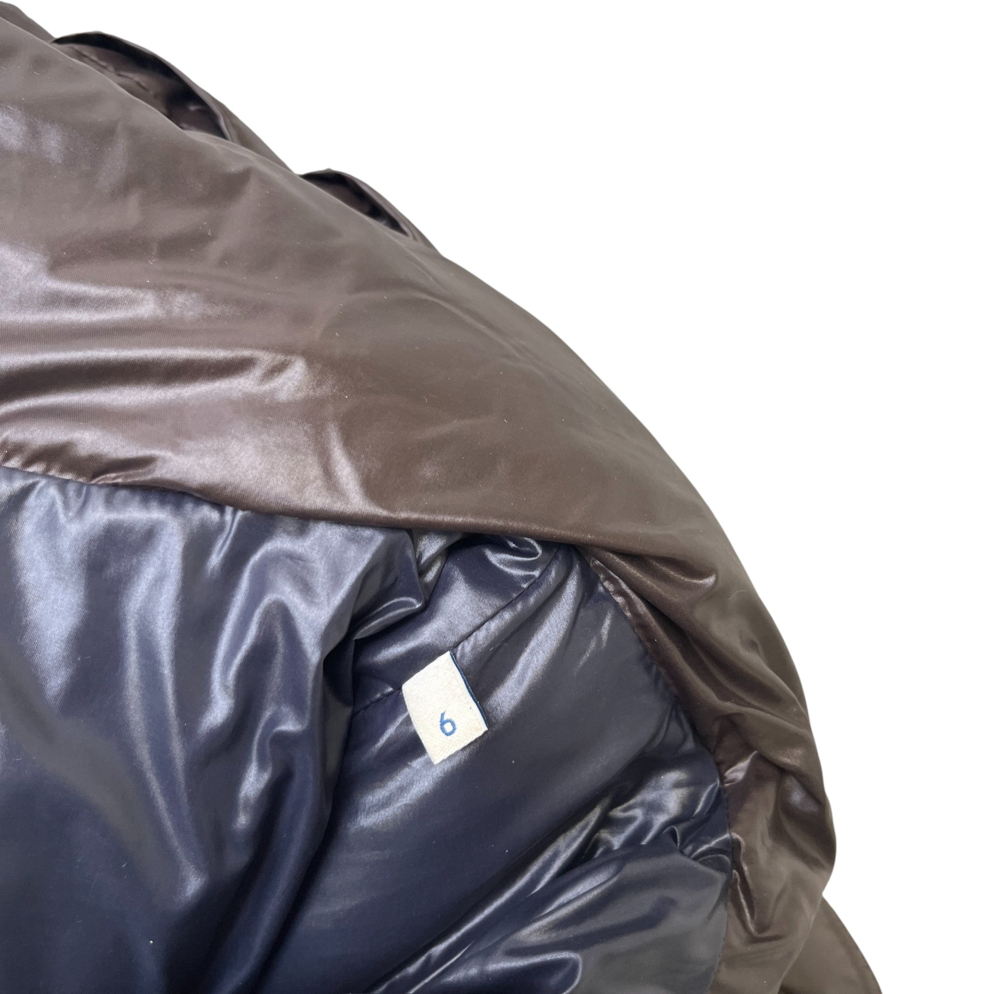 Men's Maya Down Jacket Brown Size 6 / XXXL