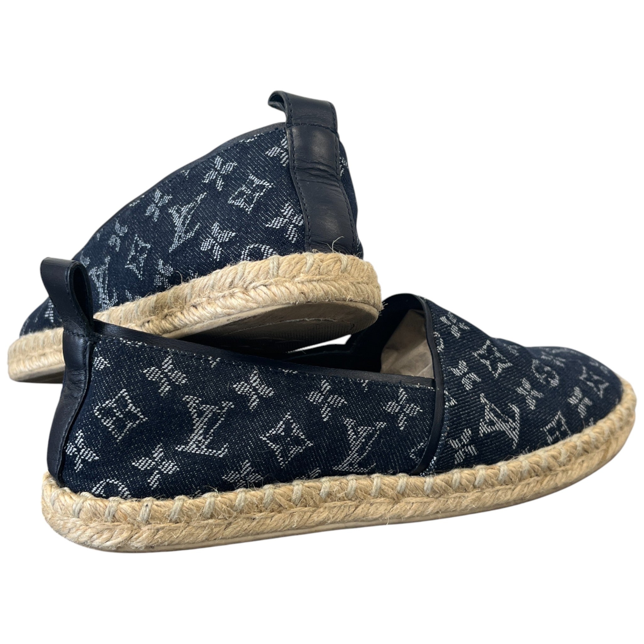Women's Monogram Print Espadrilles Blue Size EU 36.5 / UK 3.5