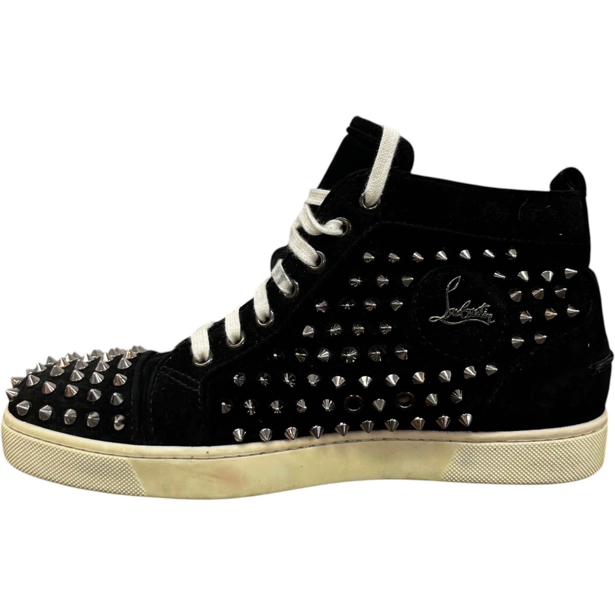 Men's Lou Spikes High Trainers Black Size EU 40 / UK 6