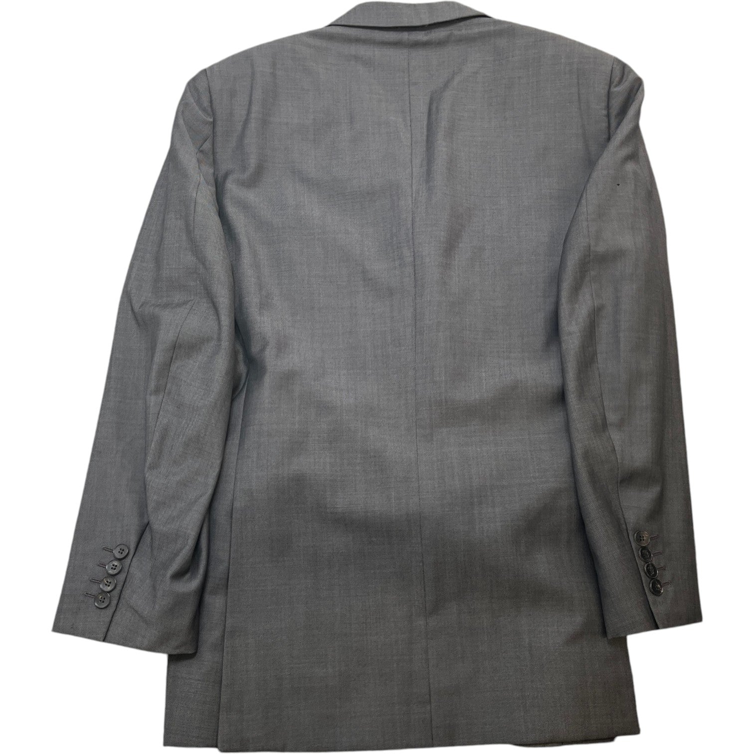 Men's Embroidered Logo Suit Grey Size 52R