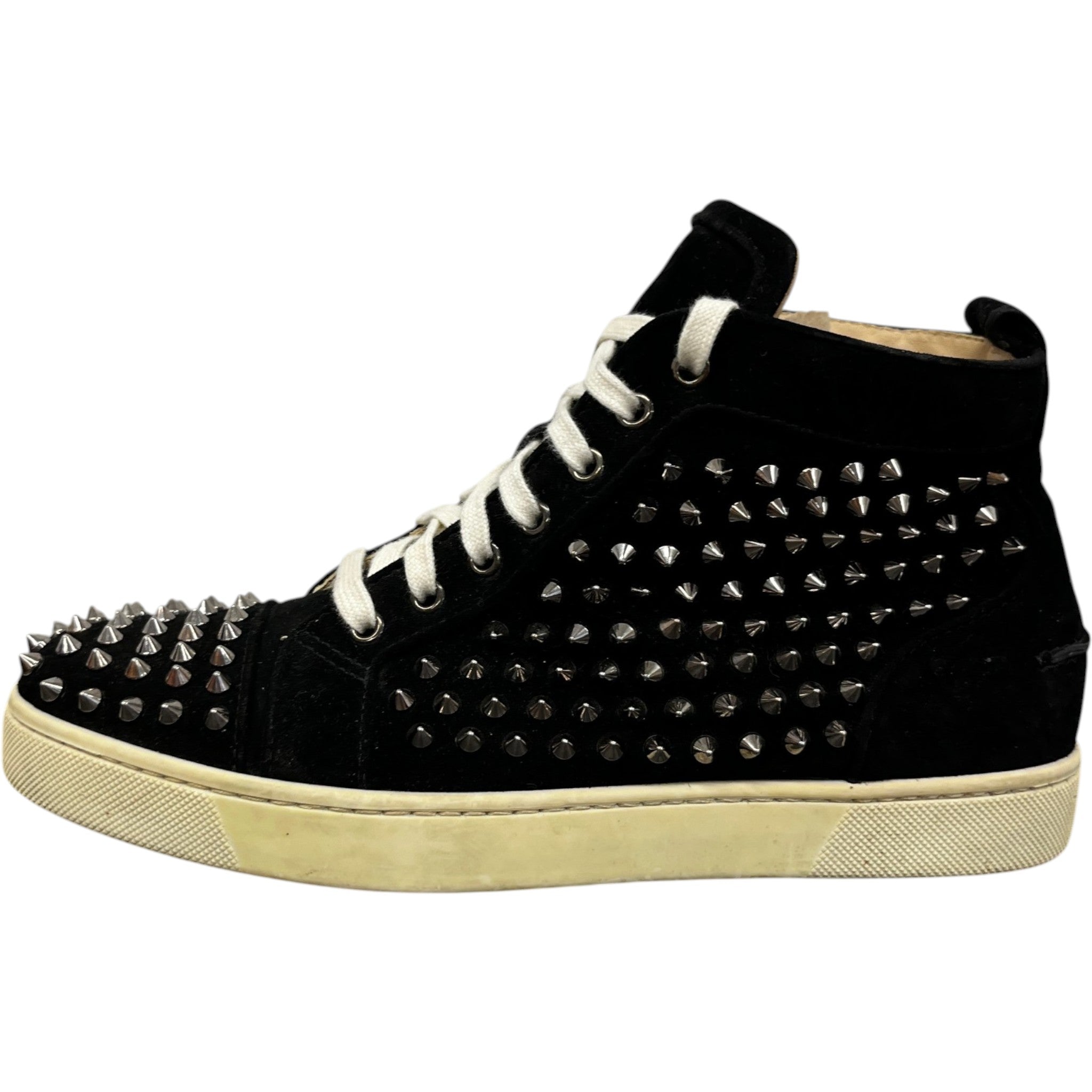 Men's Lou Spikes High Trainers Black Size EU 40 / UK 6