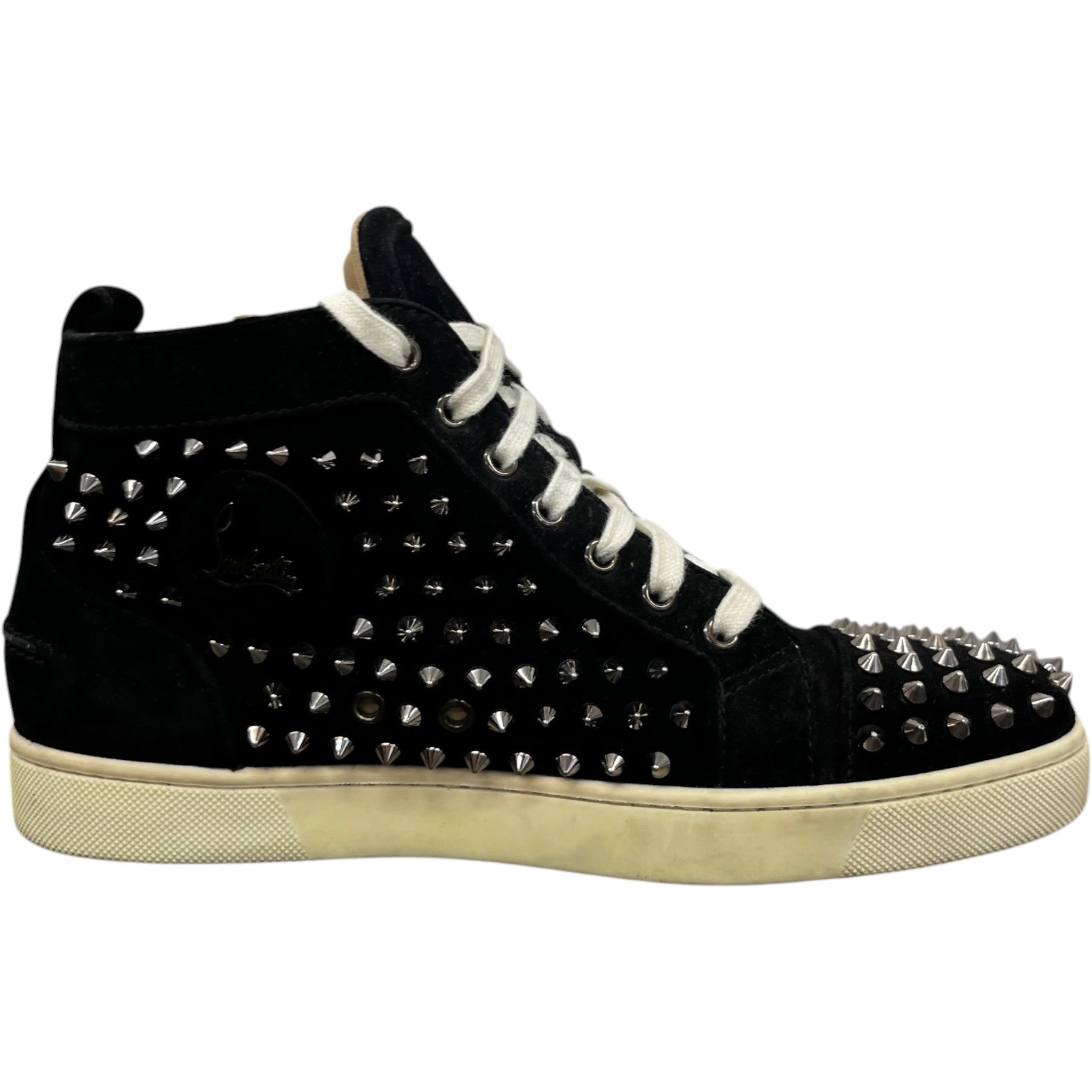 Men's Lou Spikes High Trainers Black Size EU 40 / UK 6