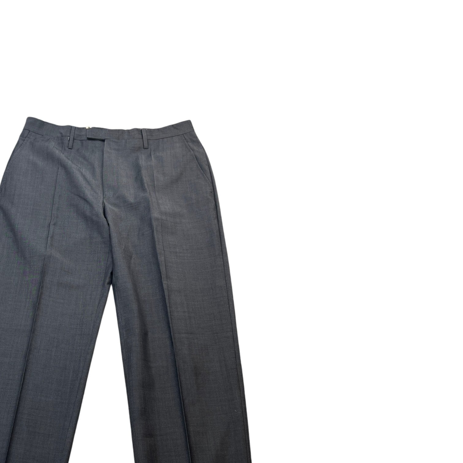 Men's Embroidered Logo Suit Grey Size 52R
