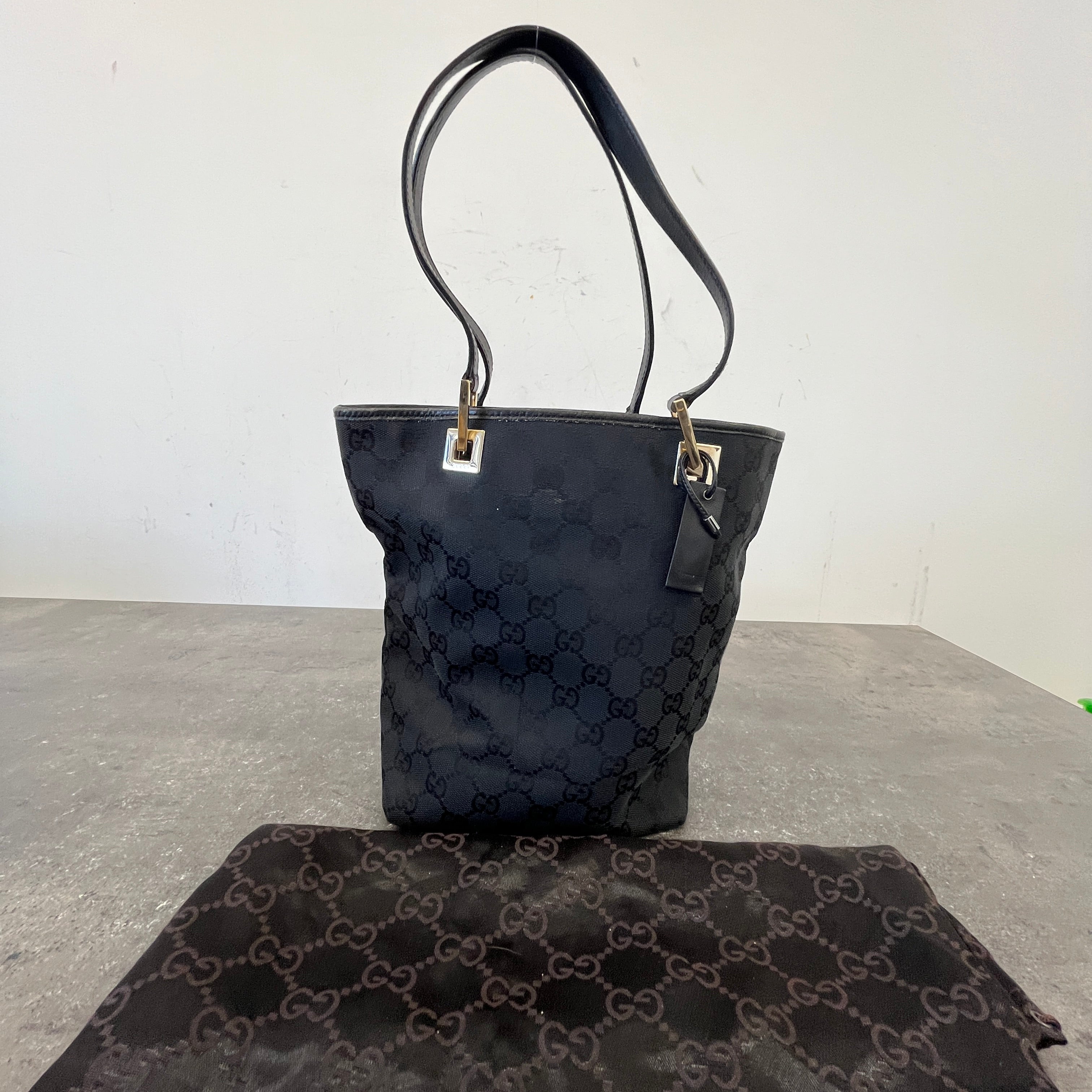 Women's Guccissima Small Tote Bag Black