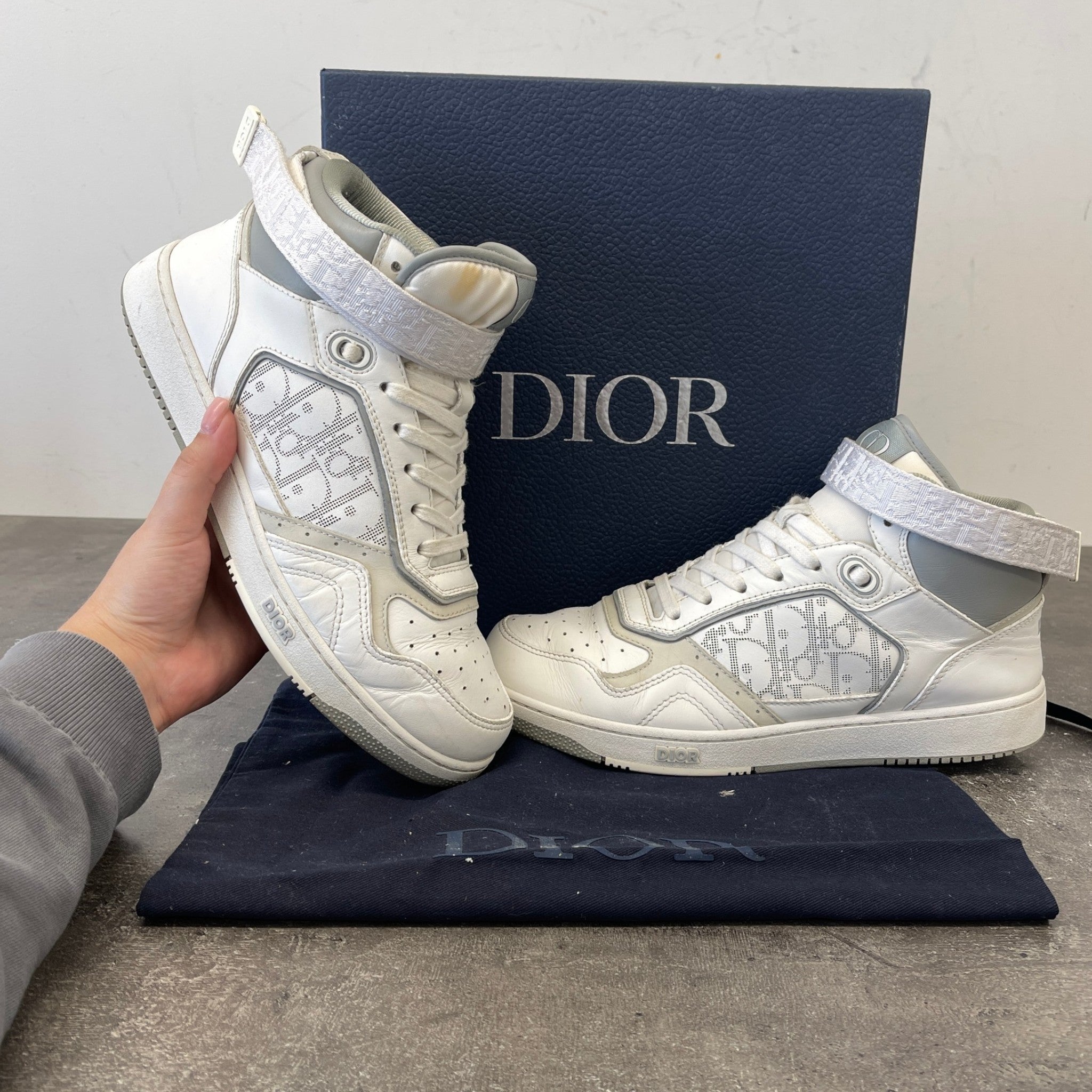 Men's B27 High Trainers White Size EU 41 / UK 7