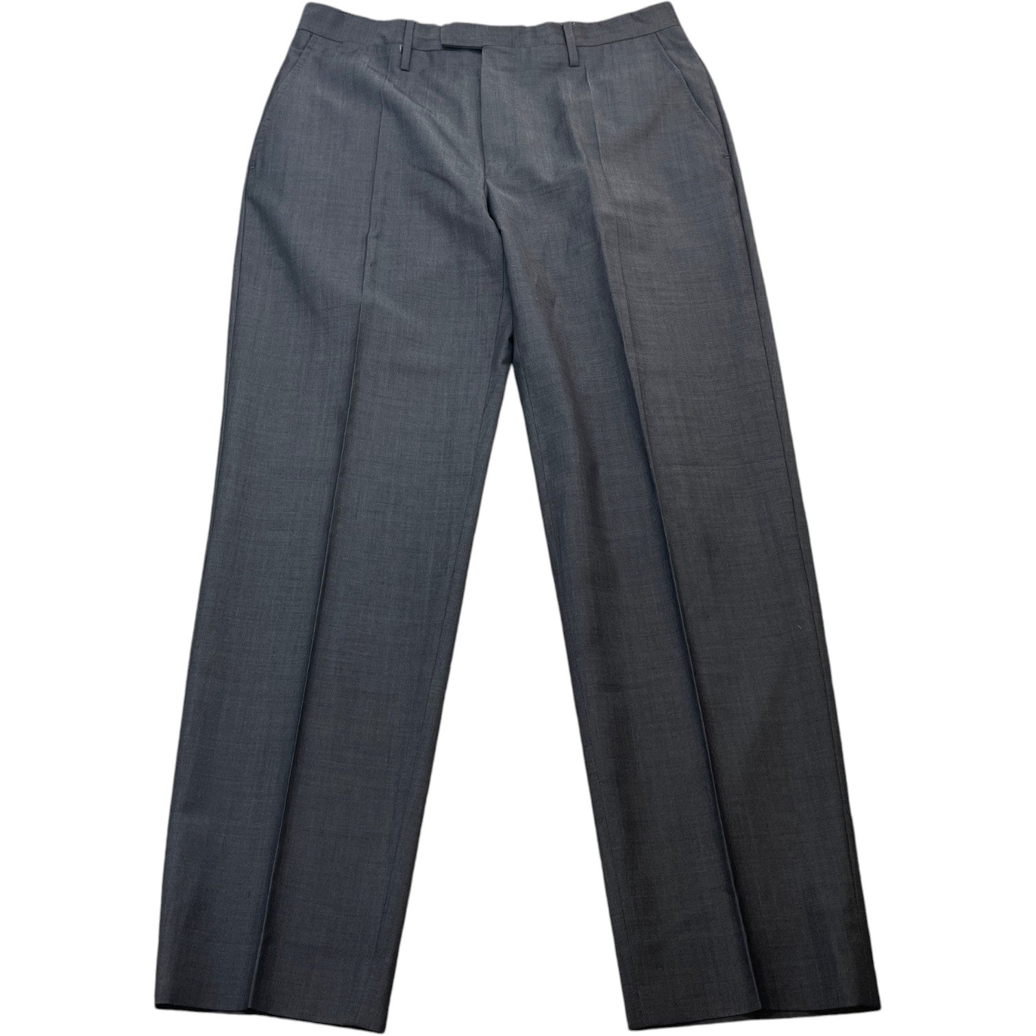 Men's Embroidered Logo Suit Grey Size 52R