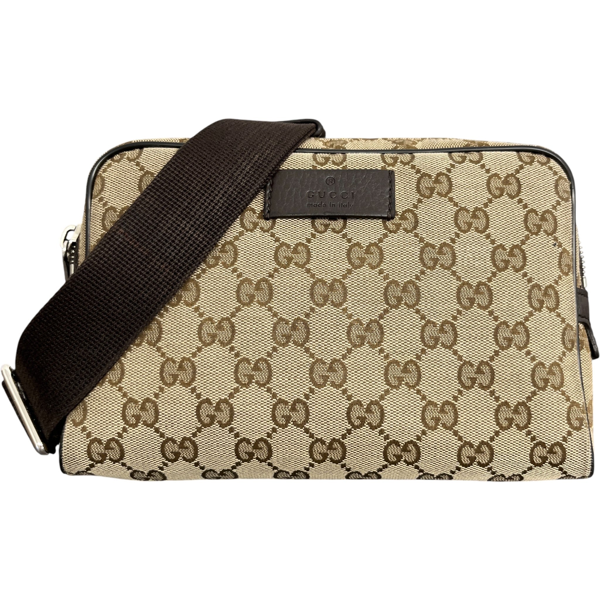 Men's Gg Supreme Belt Bag Beige