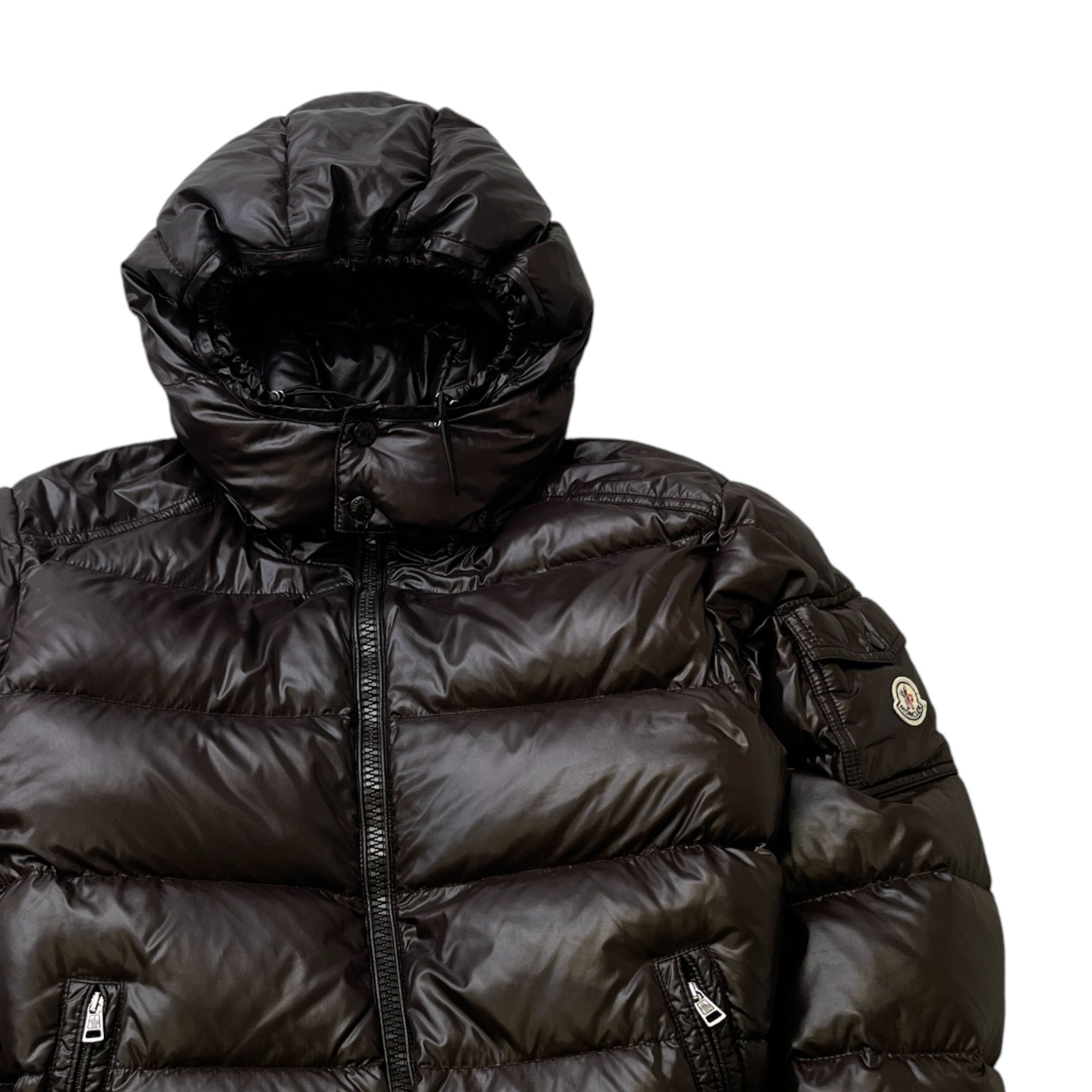 Men's Maya Down Jacket Brown Size 6 / XXXL