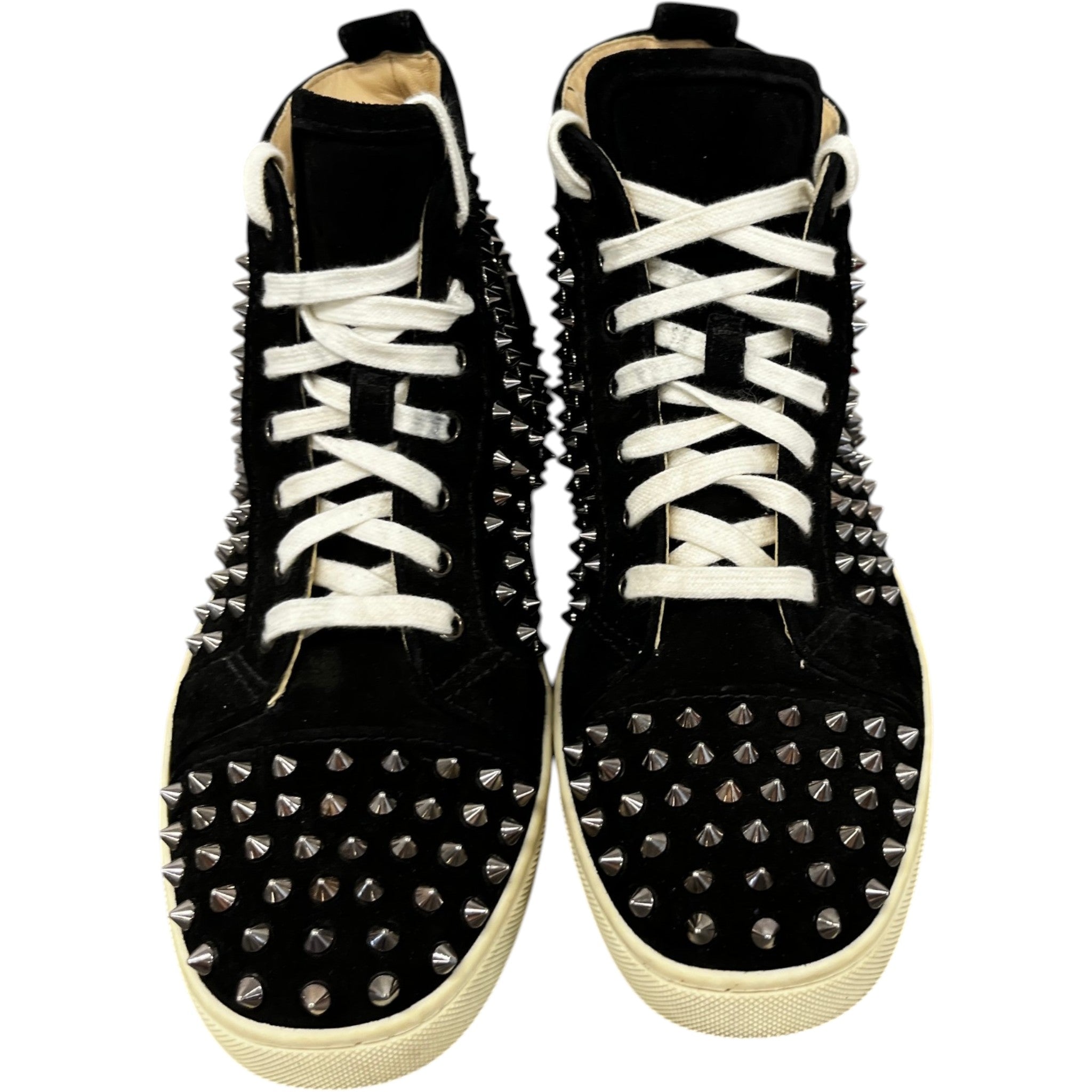 Men's Lou Spikes High Trainers Black Size EU 40 / UK 6