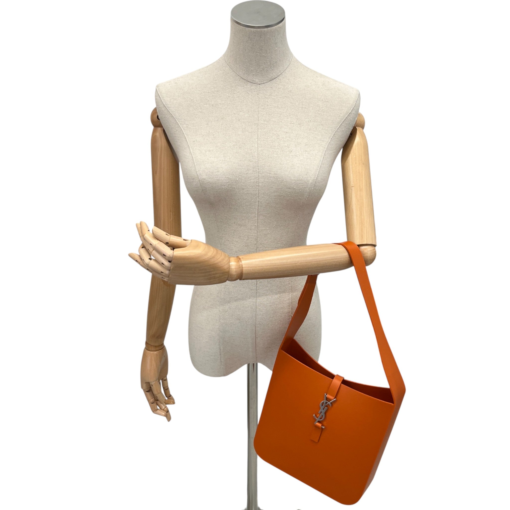 Women's Le 5 A 7 Hobo Small Handbag Orange