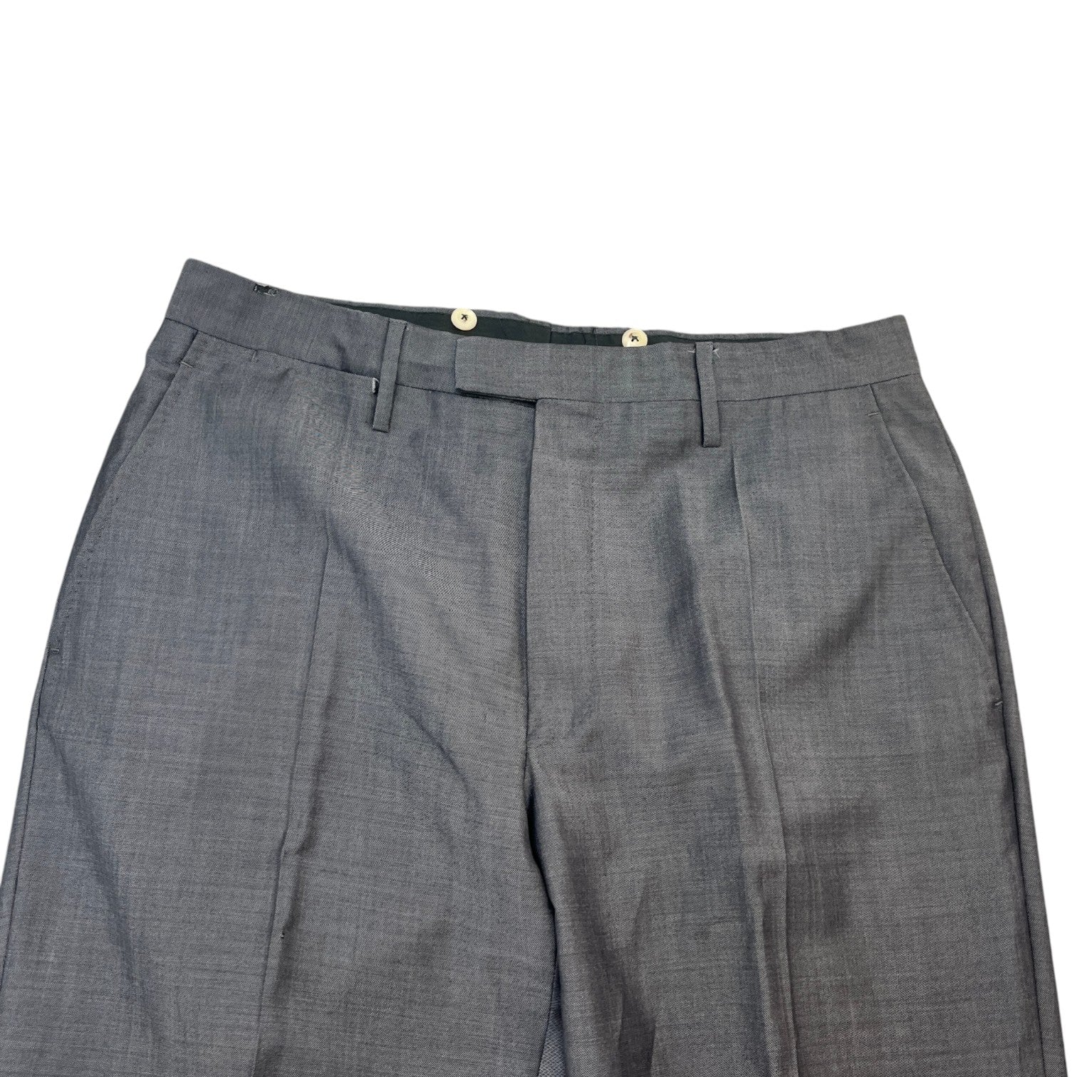 Men's Embroidered Logo Suit Grey Size 52R