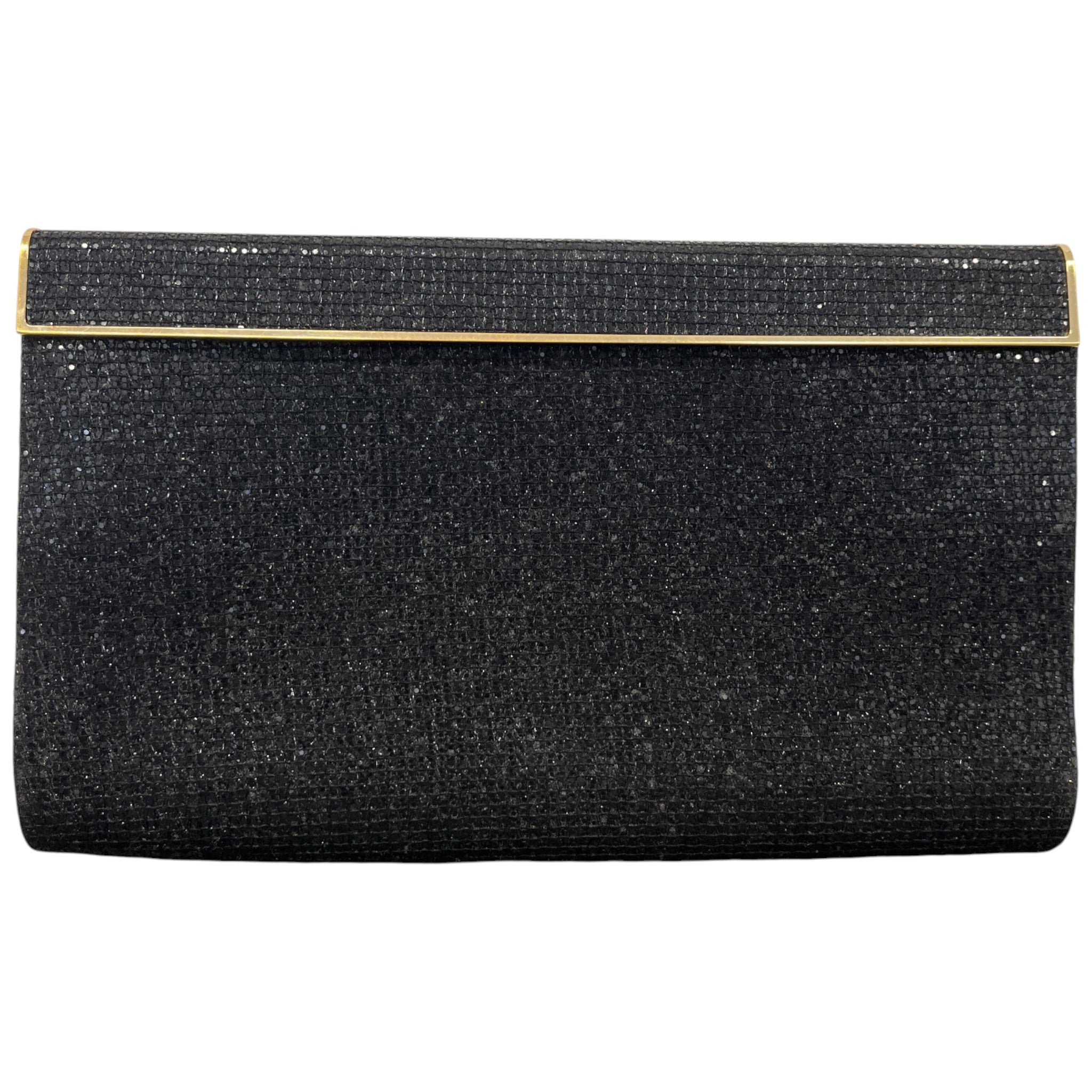 Women's Glitter Clutch Black