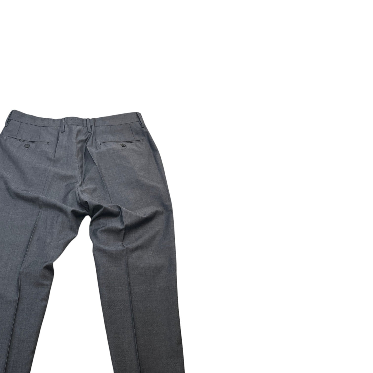 Men's Embroidered Logo Suit Grey Size 52R