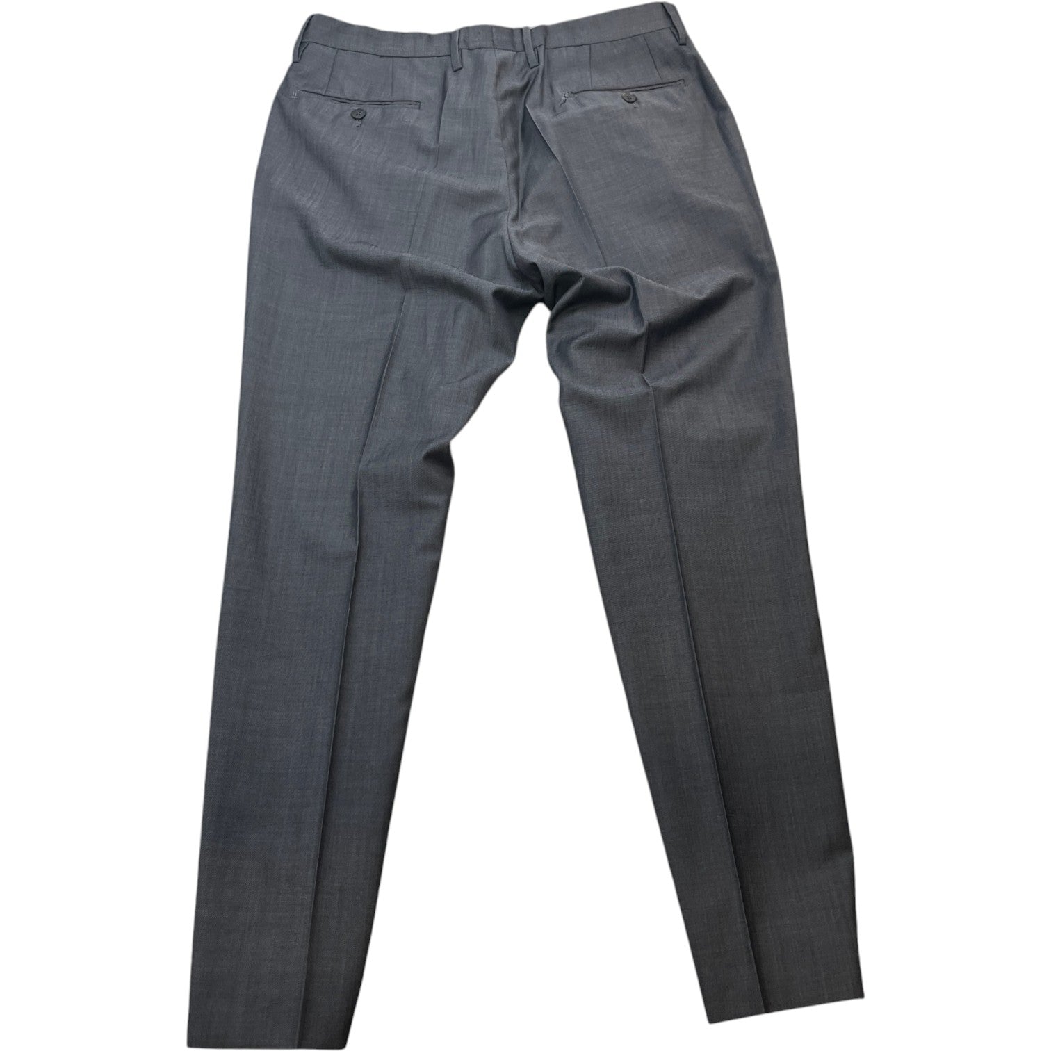 Men's Embroidered Logo Suit Grey Size 52R