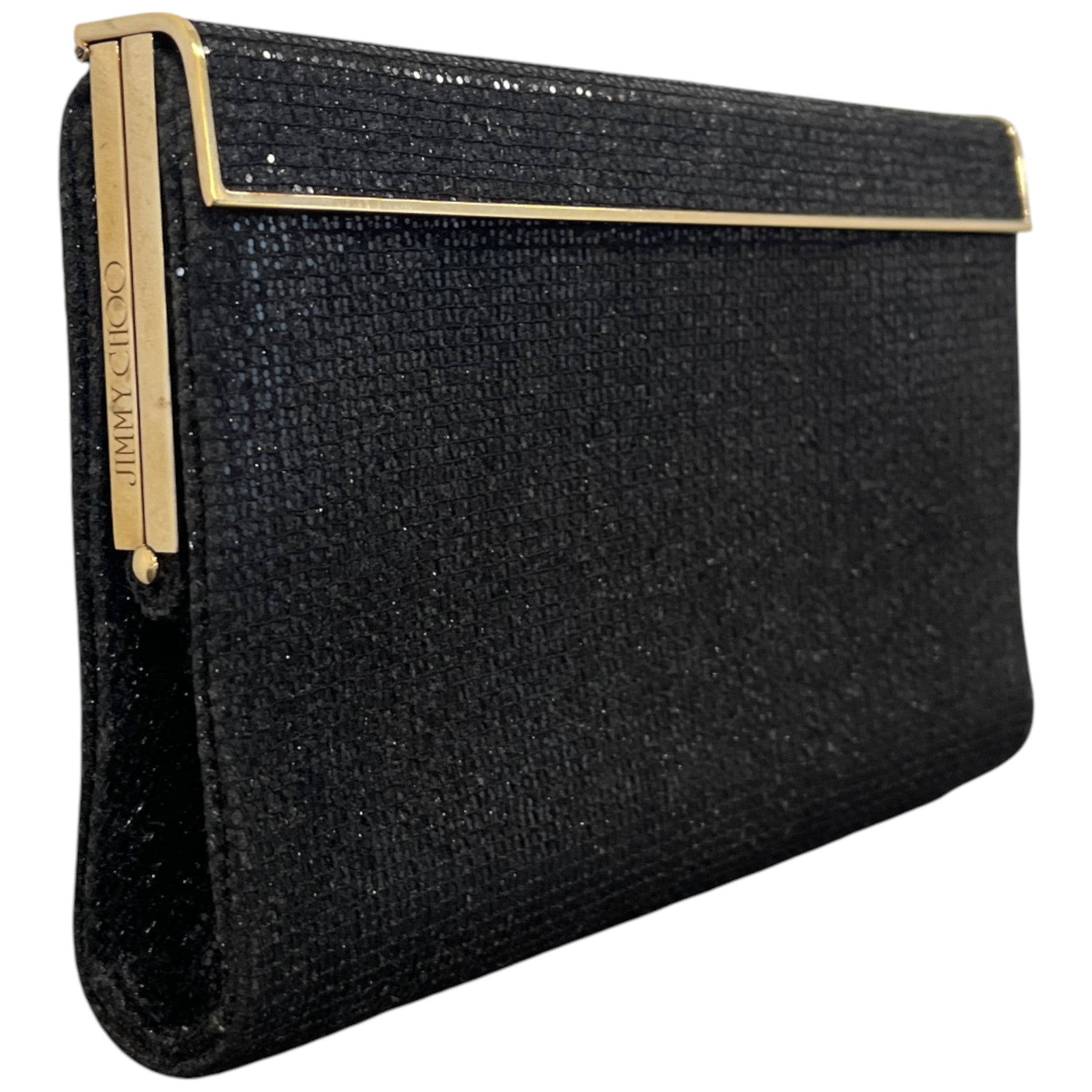Women's Glitter Clutch Black