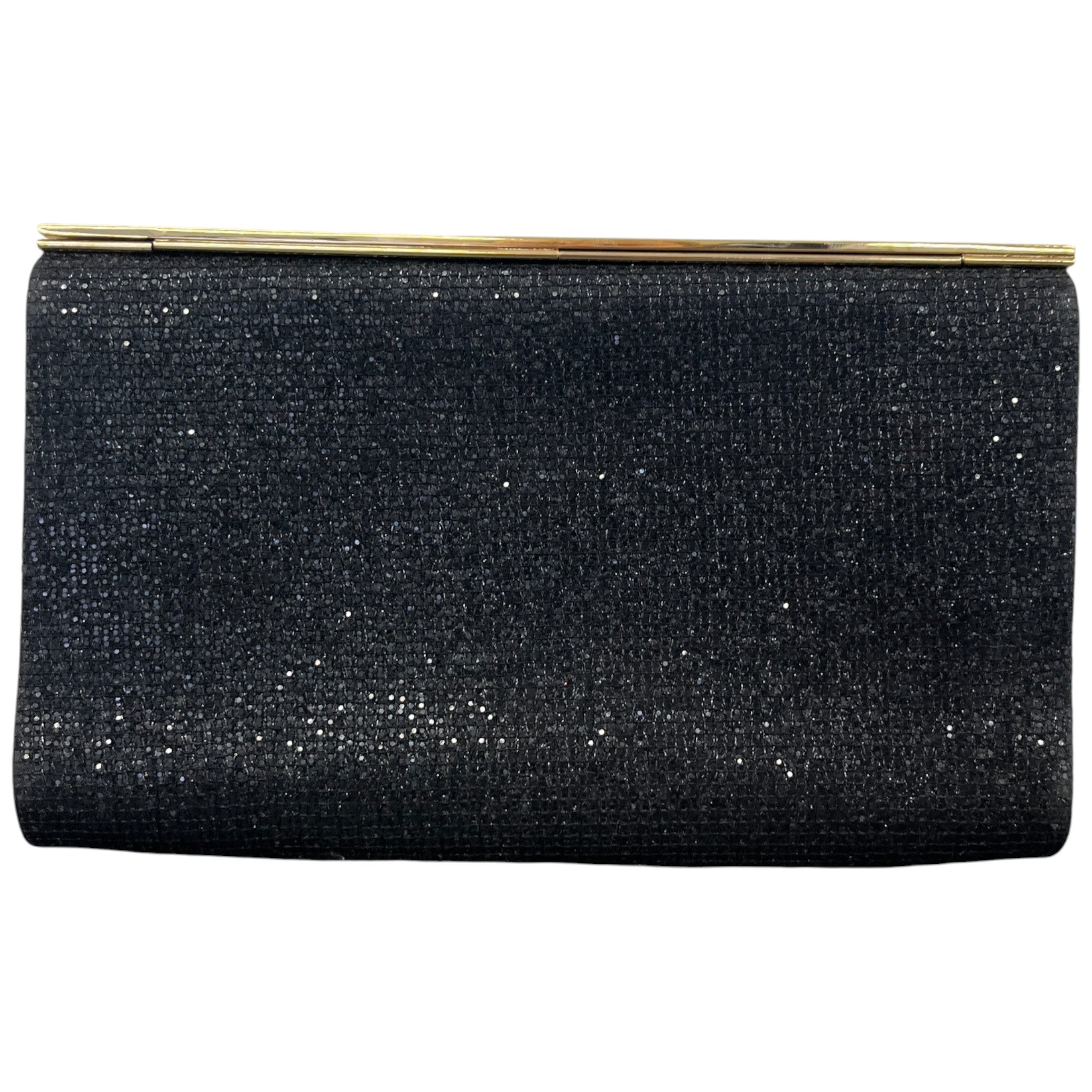Women's Glitter Clutch Black