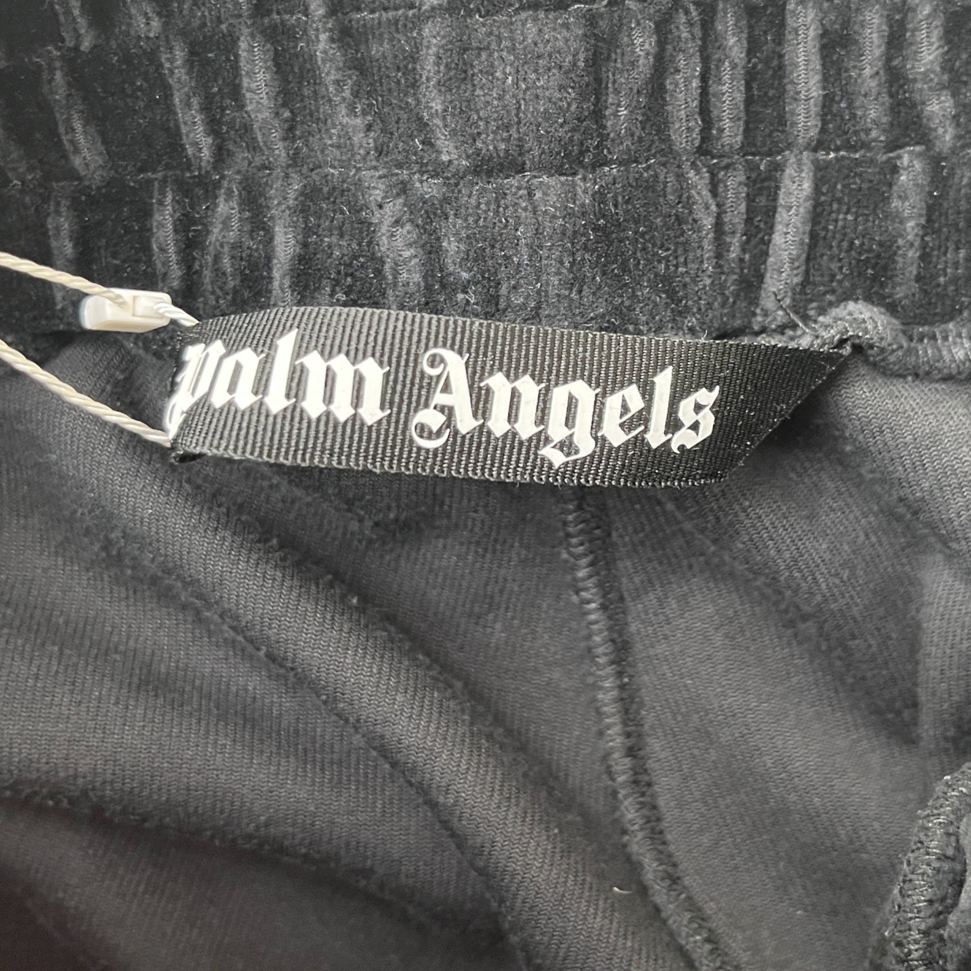 Men's Rainbow Stripe Joggers Black Size XS