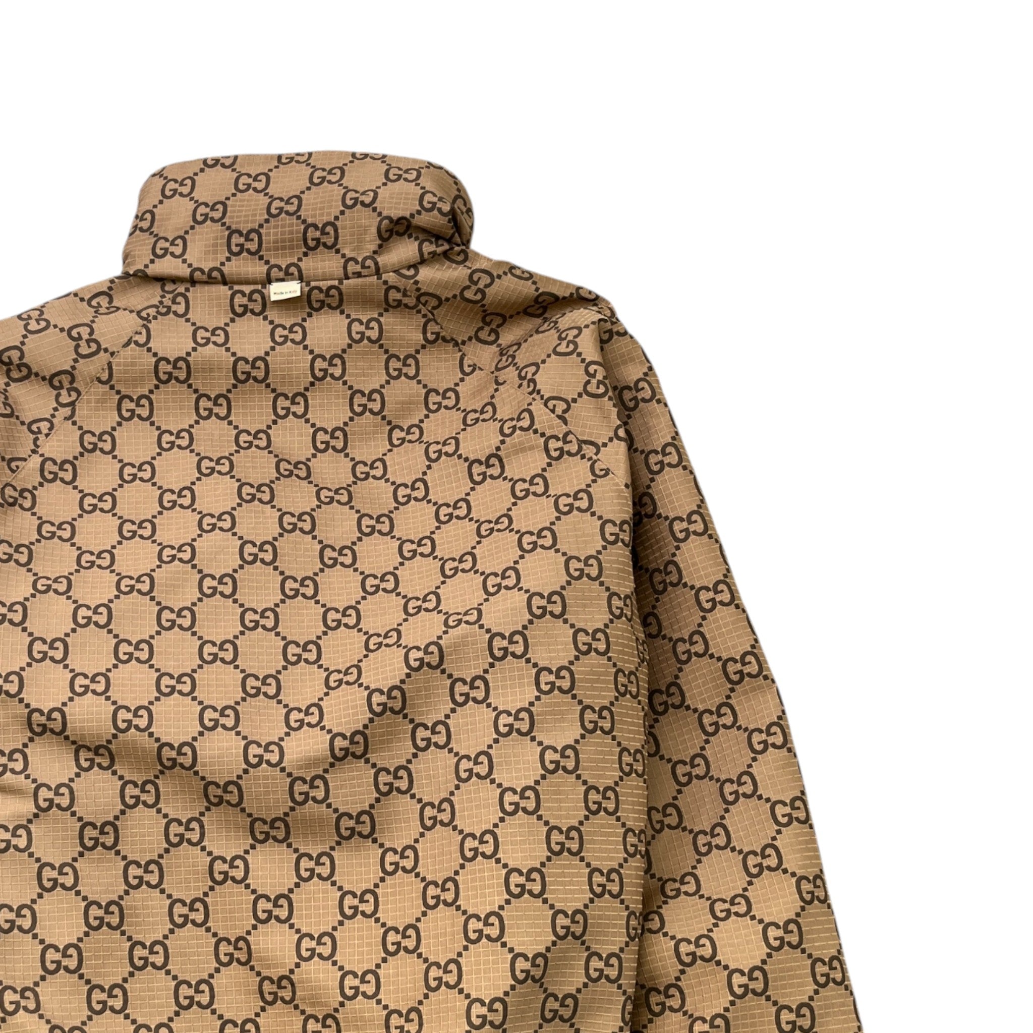 Men's Reversible Gg Supreme Web Jacket Black Size IT 50 / L