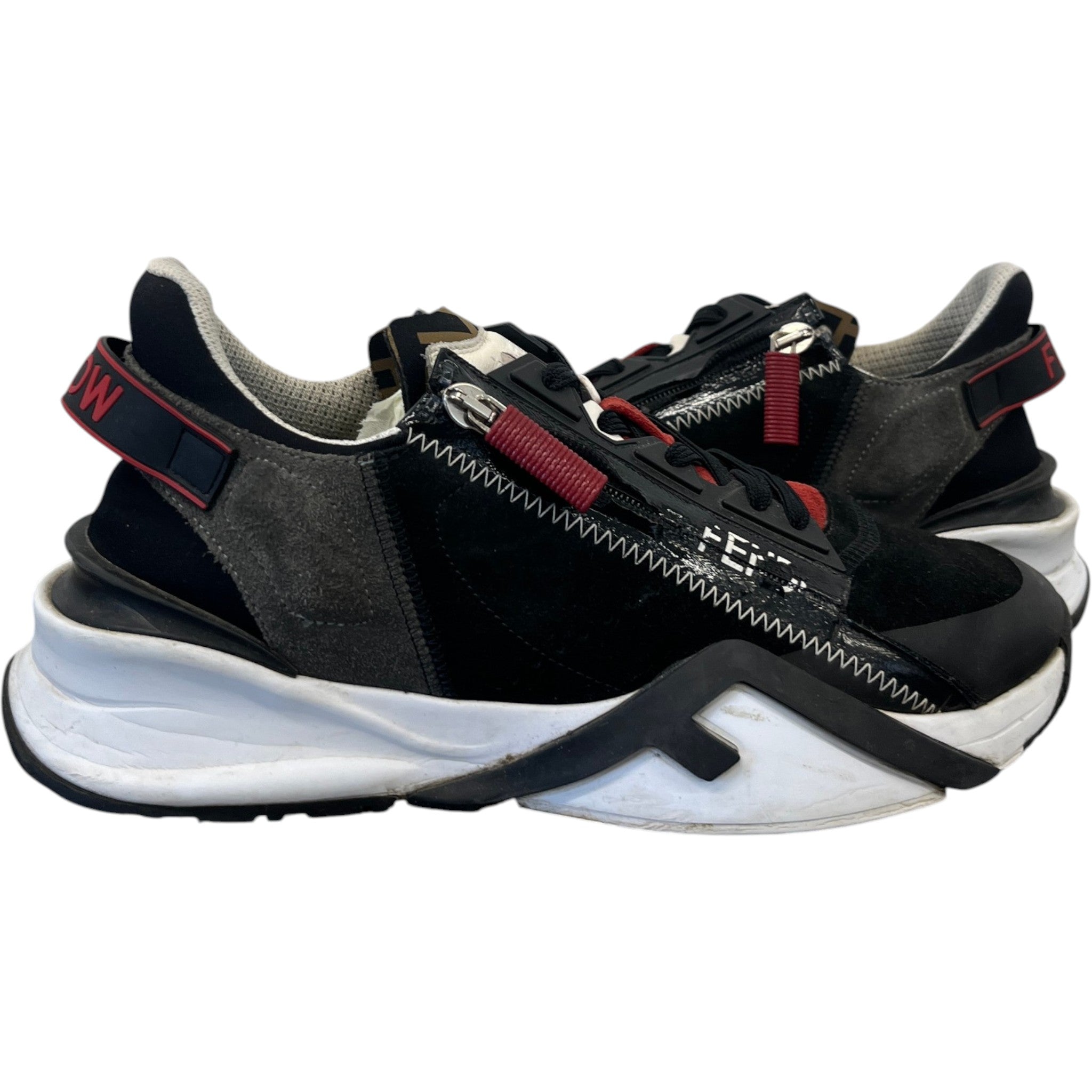 Men's Flow Low Trainers Black Size EU 41 / UK 7