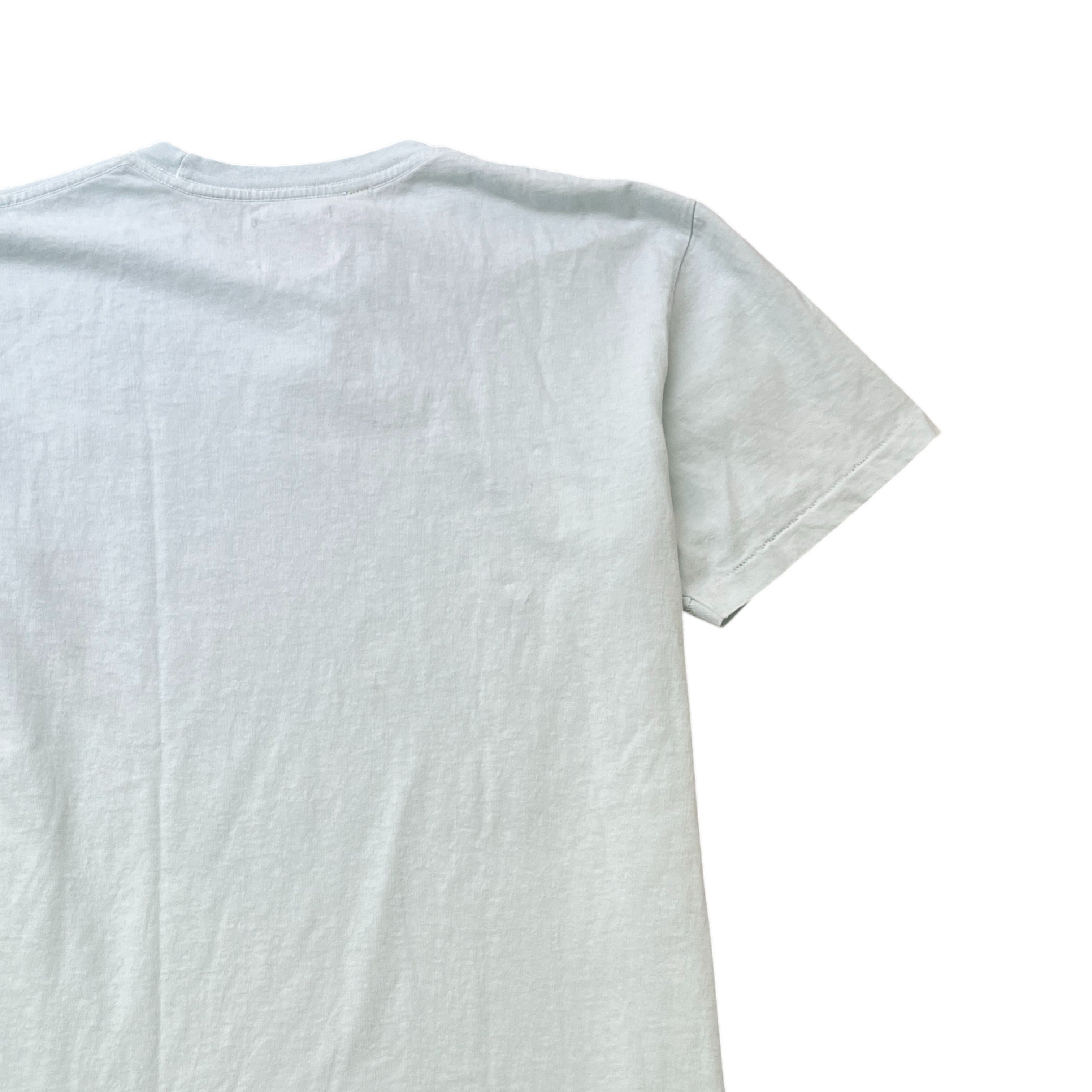 Men's Logo Print T-Shirt Blue Size M