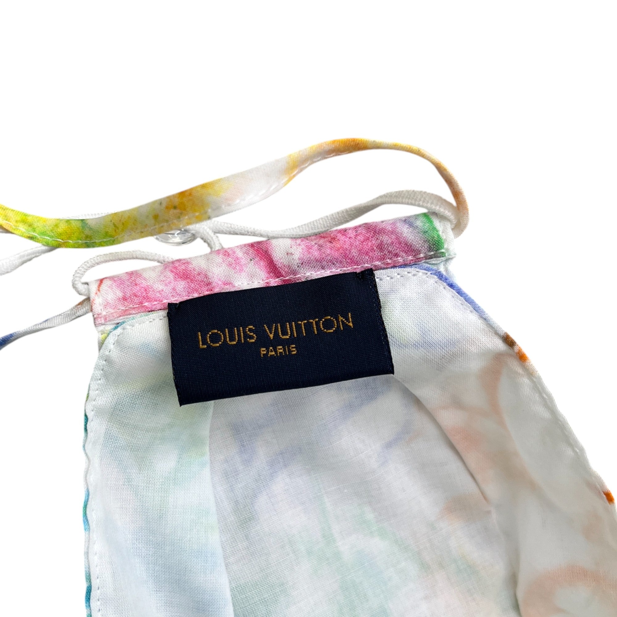 Shawl Monogram Watercolour Bandana & Mask Set Shawl Multi-Coloured