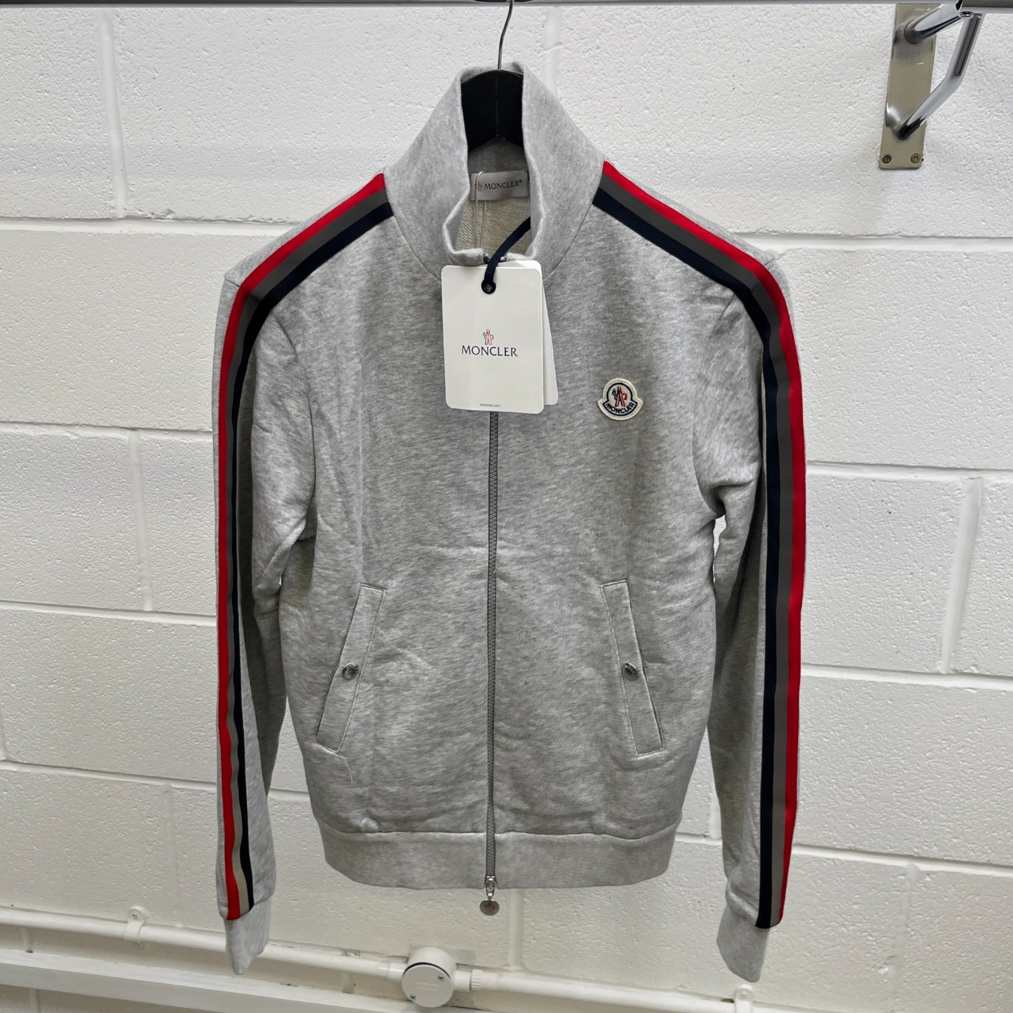 Men's Maglia Track Jacket Grey Size XS