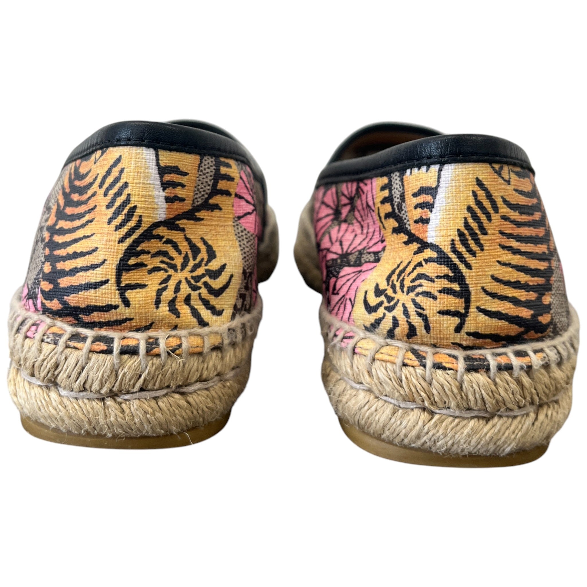 Women's Bengal Tiger Gg Supreme Espadrilles Beige Size EU 36.5 / UK 3.5