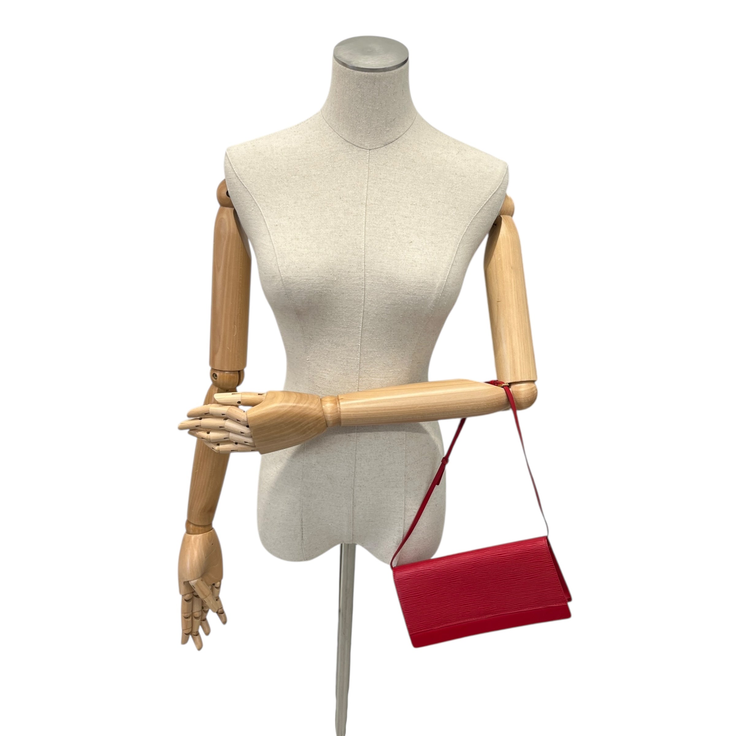 Women's Epi Honfleur Handbag Red