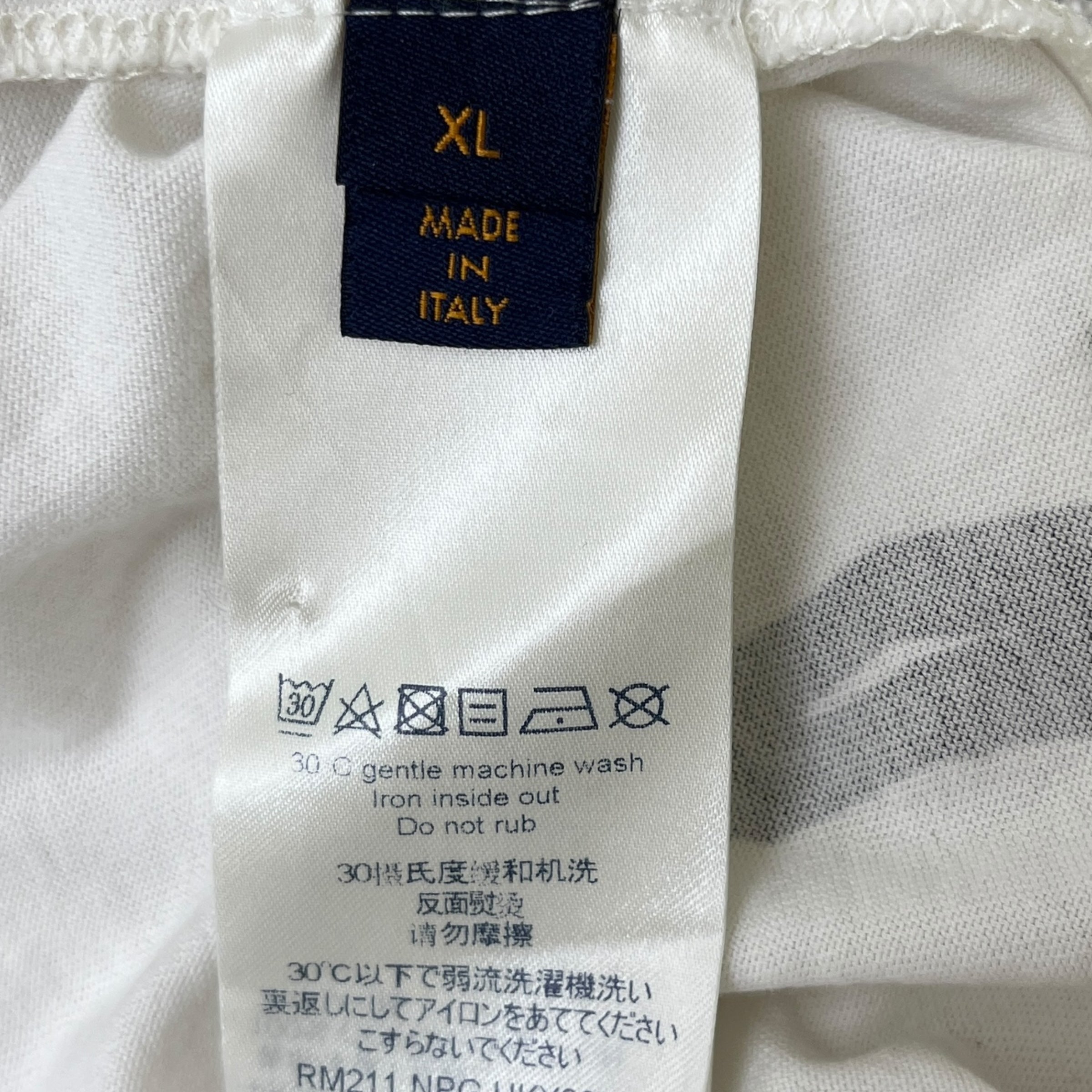 Men's Paratrooper Logo T-Shirt White Size XL