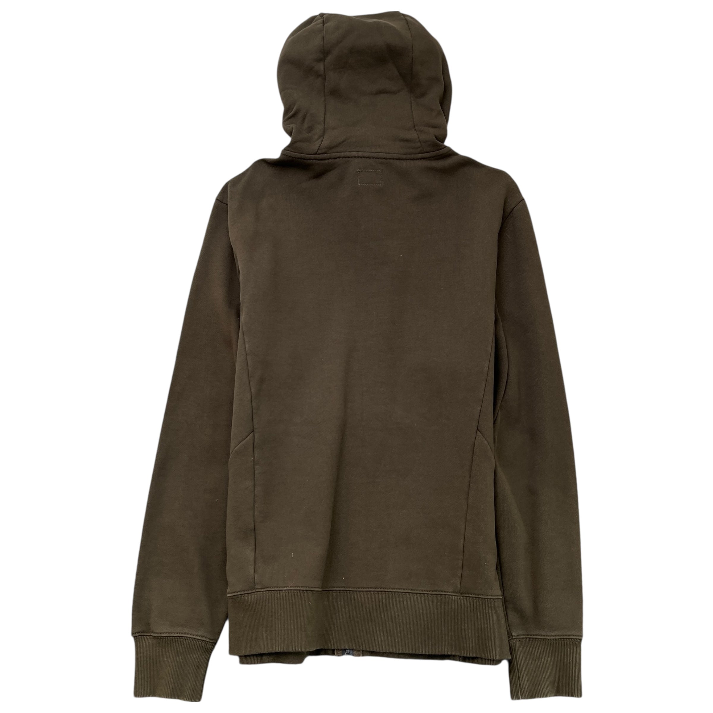 Men's Raised Fleece Track Jacket Khaki Size L