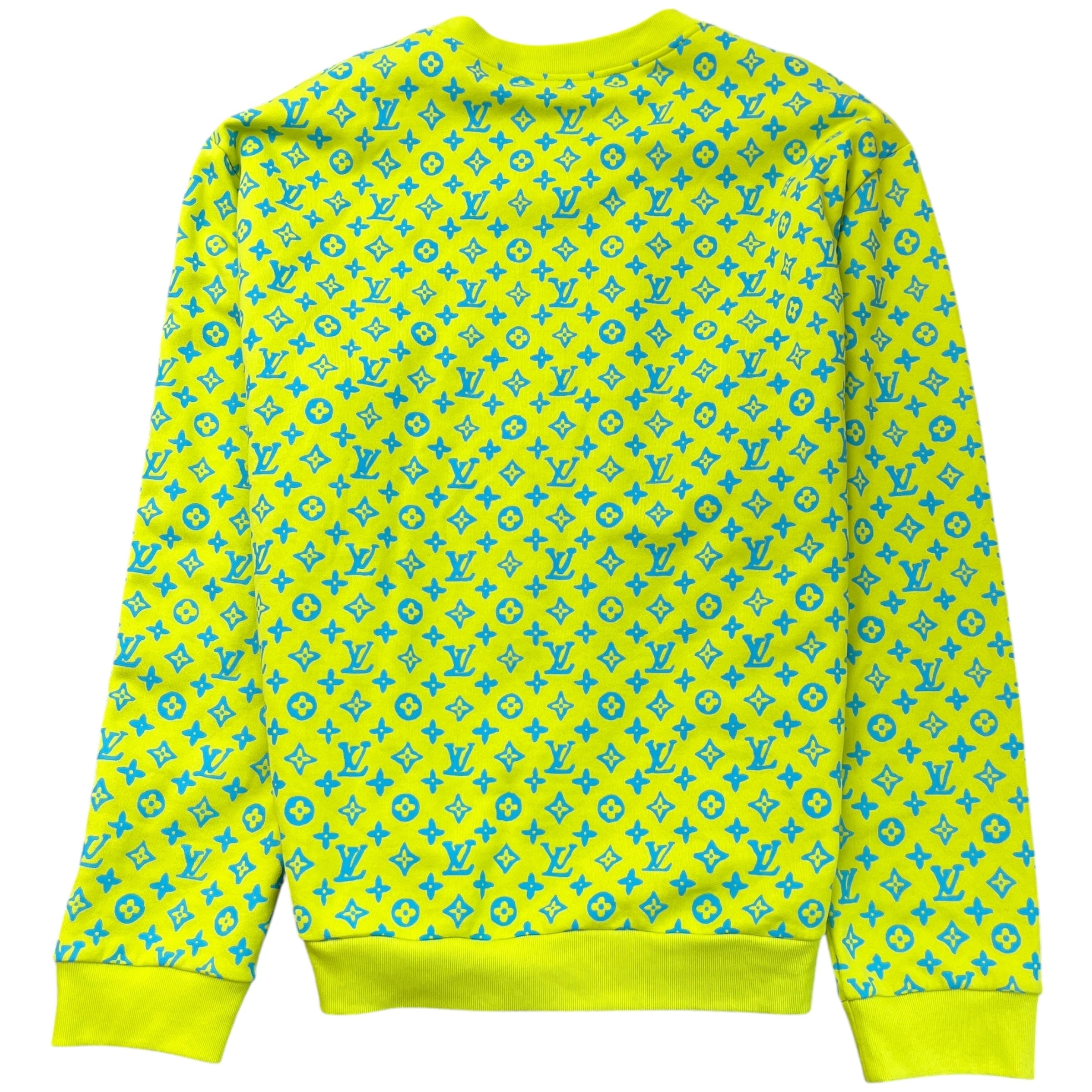 Men's Monogram Rainbow Playground Jumper Yellow Size 5XL