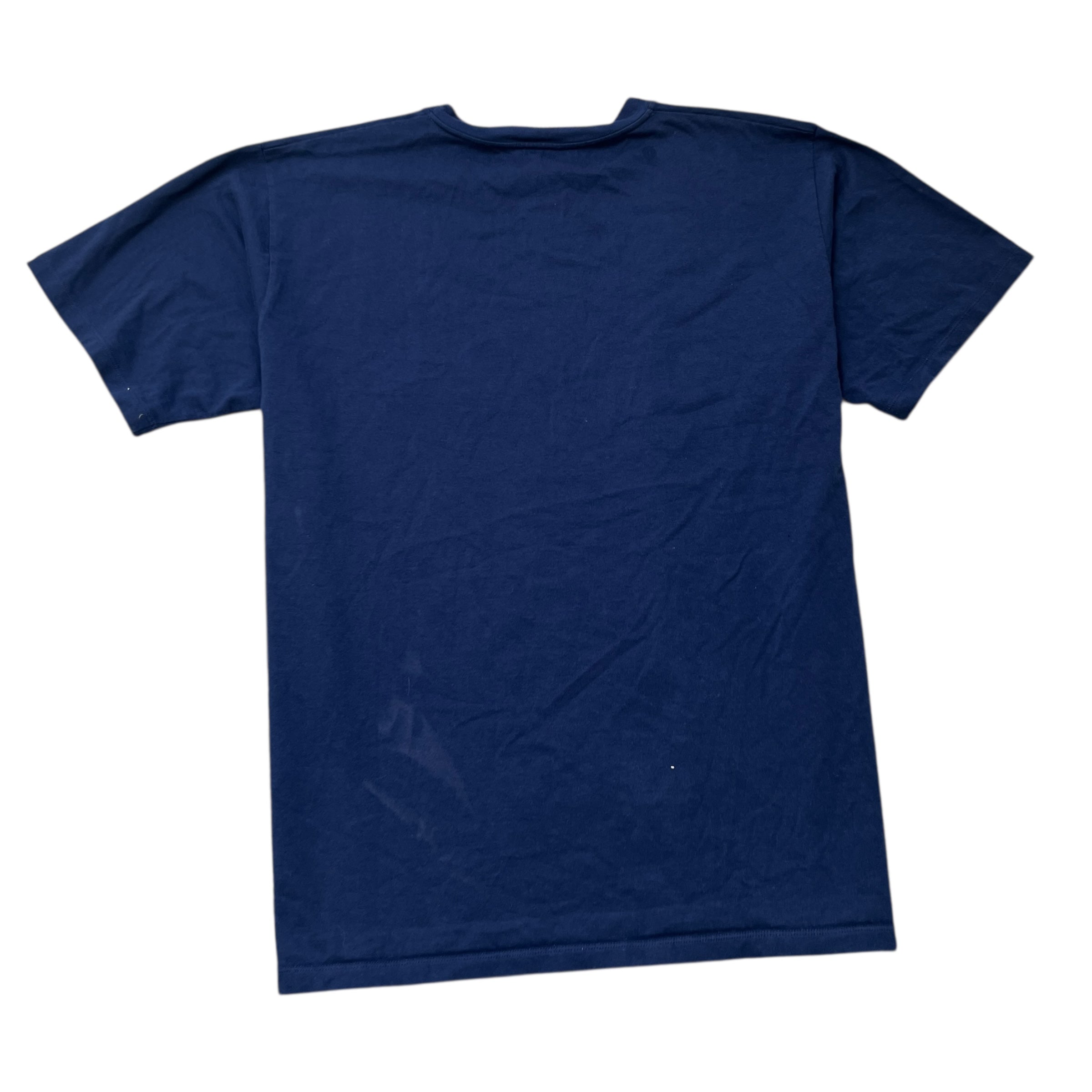 Men's Logo Print T-Shirt Blue Size XXXL