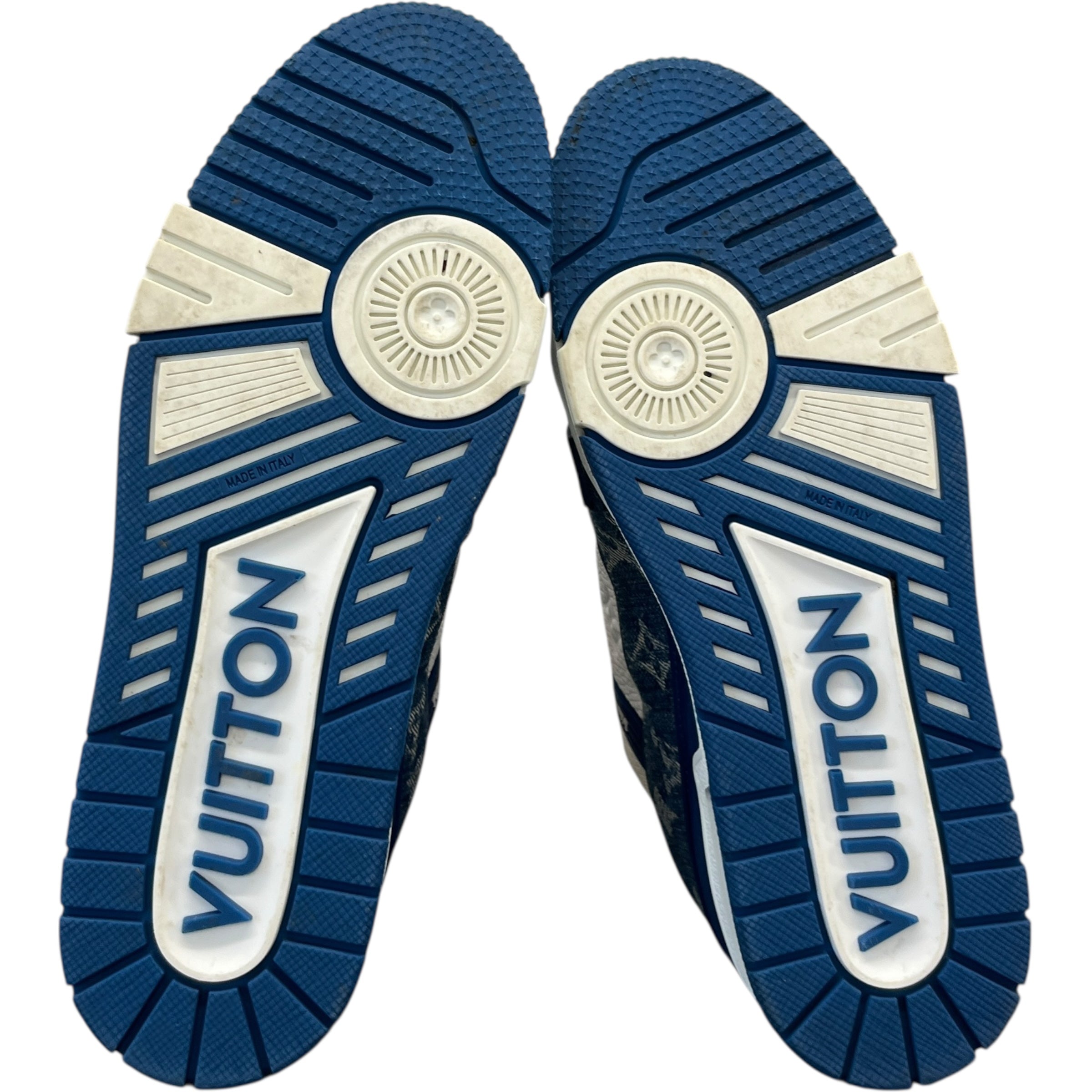 Men's Lv Denim Low Trainers Blue Size EU 42 / UK 8