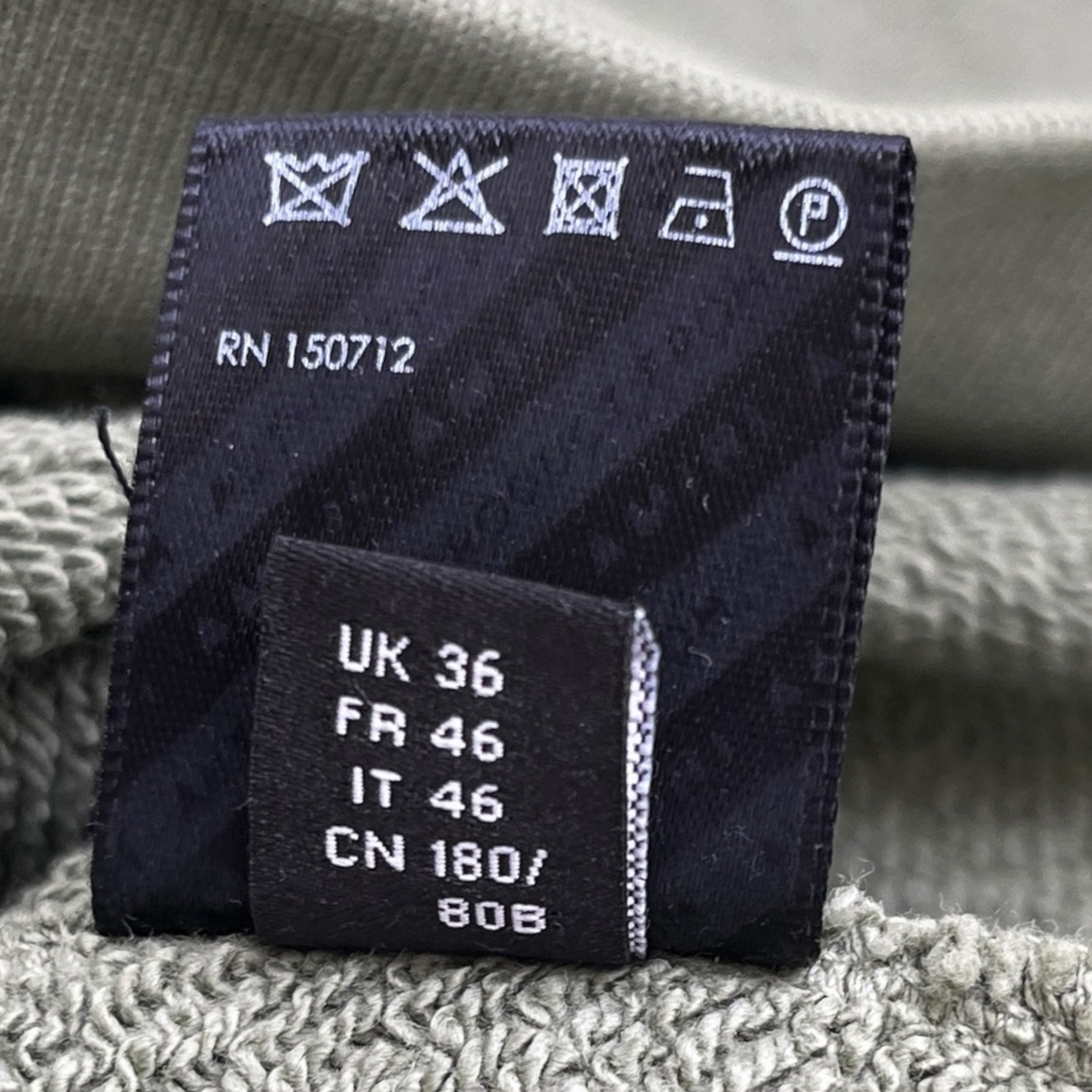 Men's Core Logo Print Sweatshirt Khaki Size S