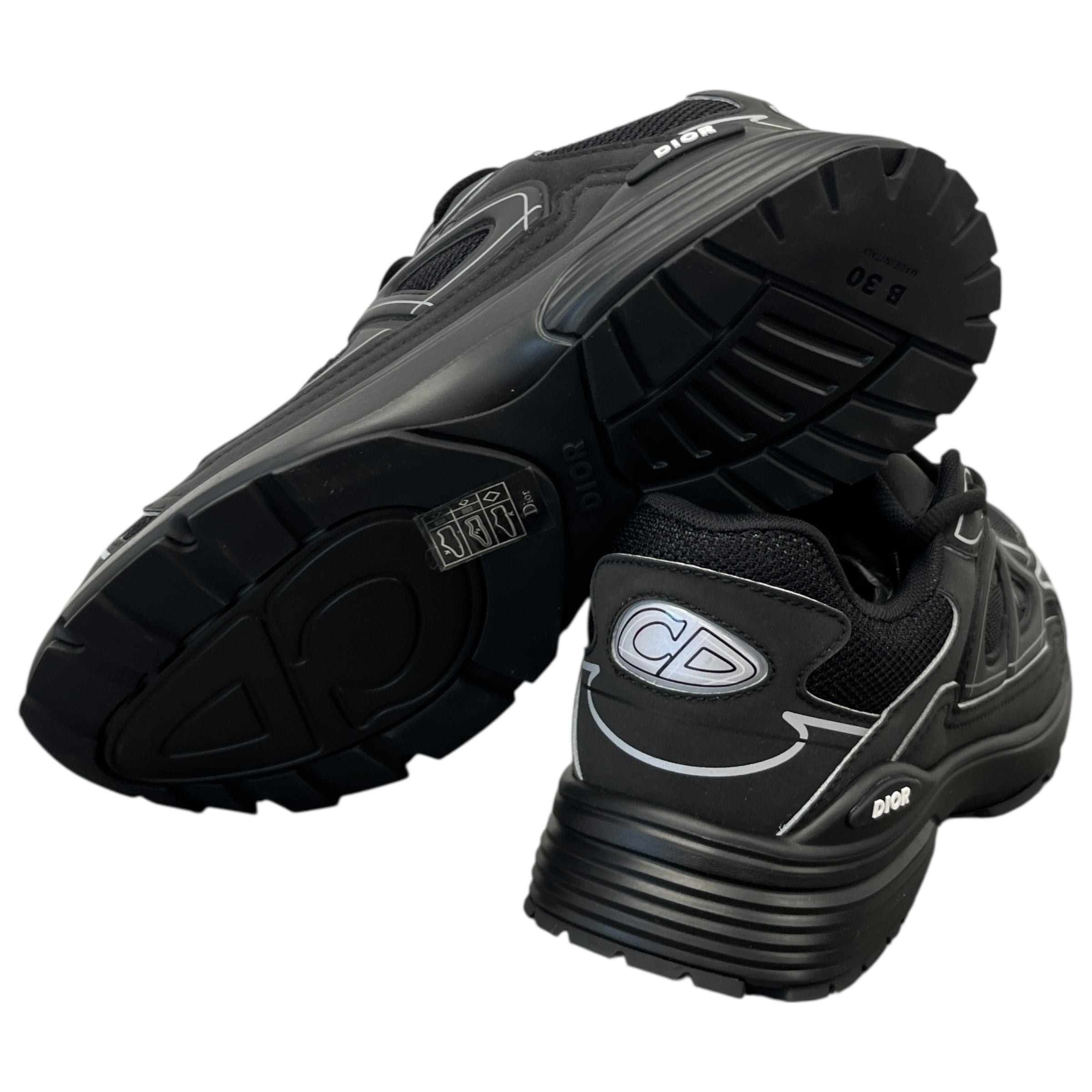 Men's B30 Low Trainers Black Size EU 40 / UK 6