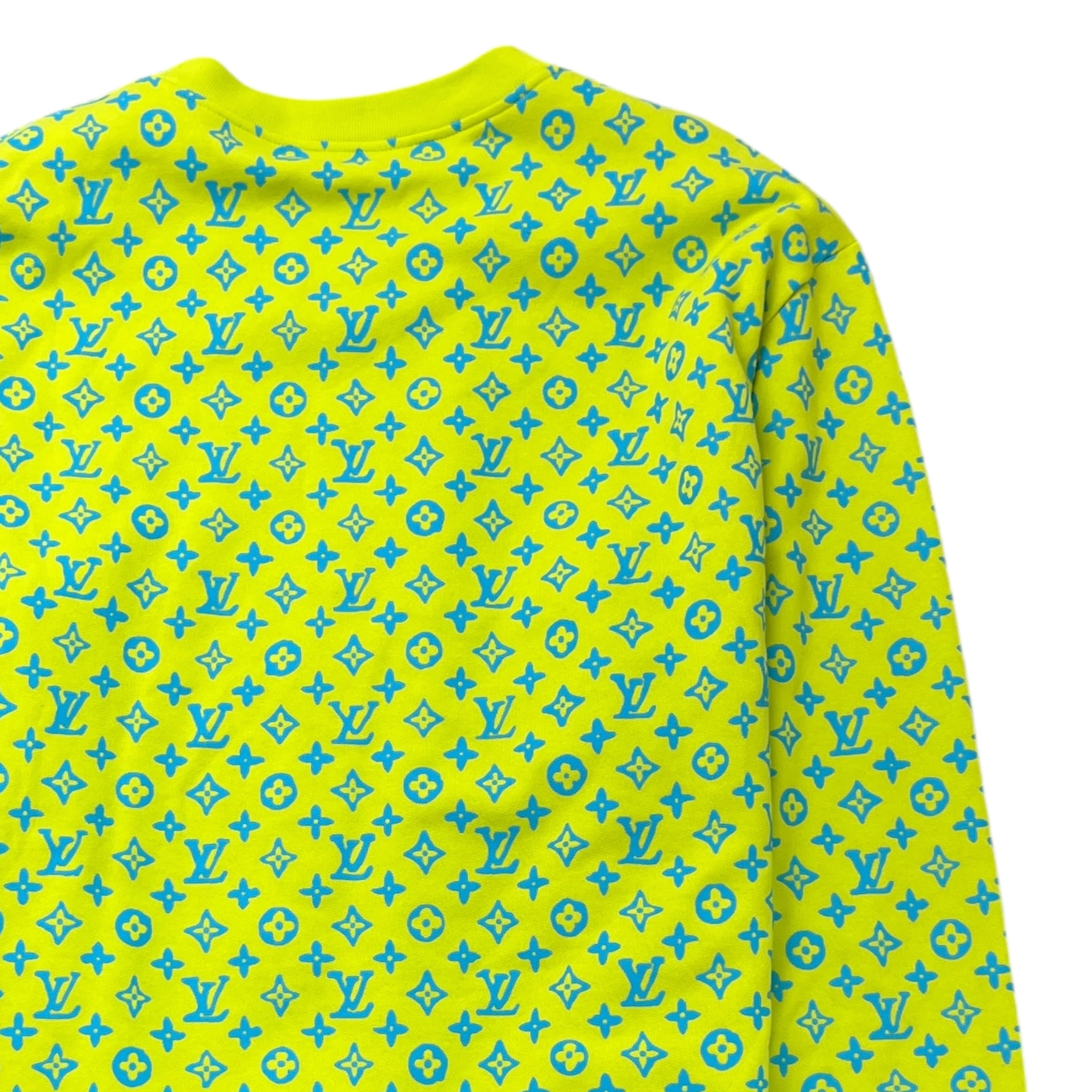 Men's Monogram Rainbow Playground Jumper Yellow Size 5XL