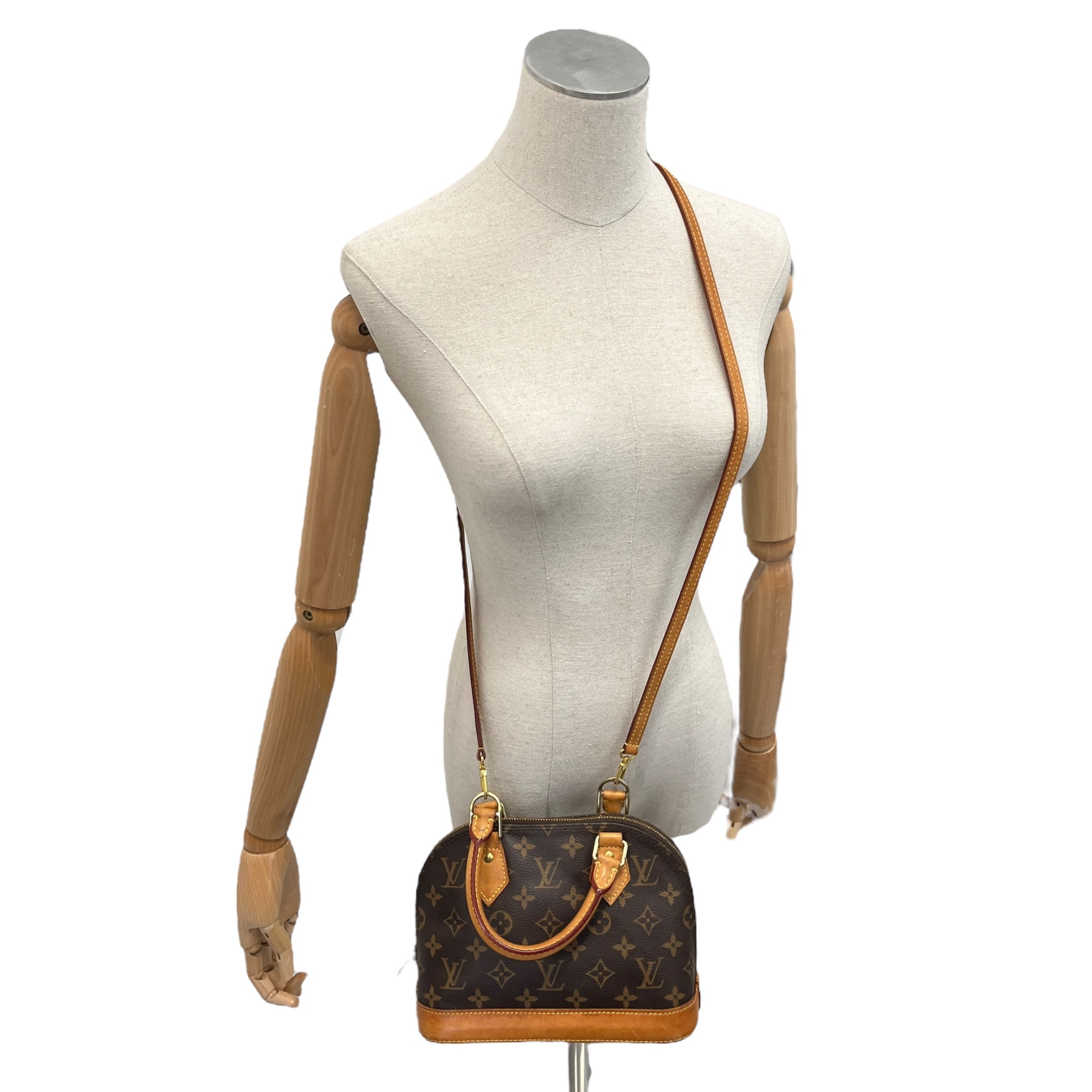 Women's Monogram Alma Bb Handbag Brown