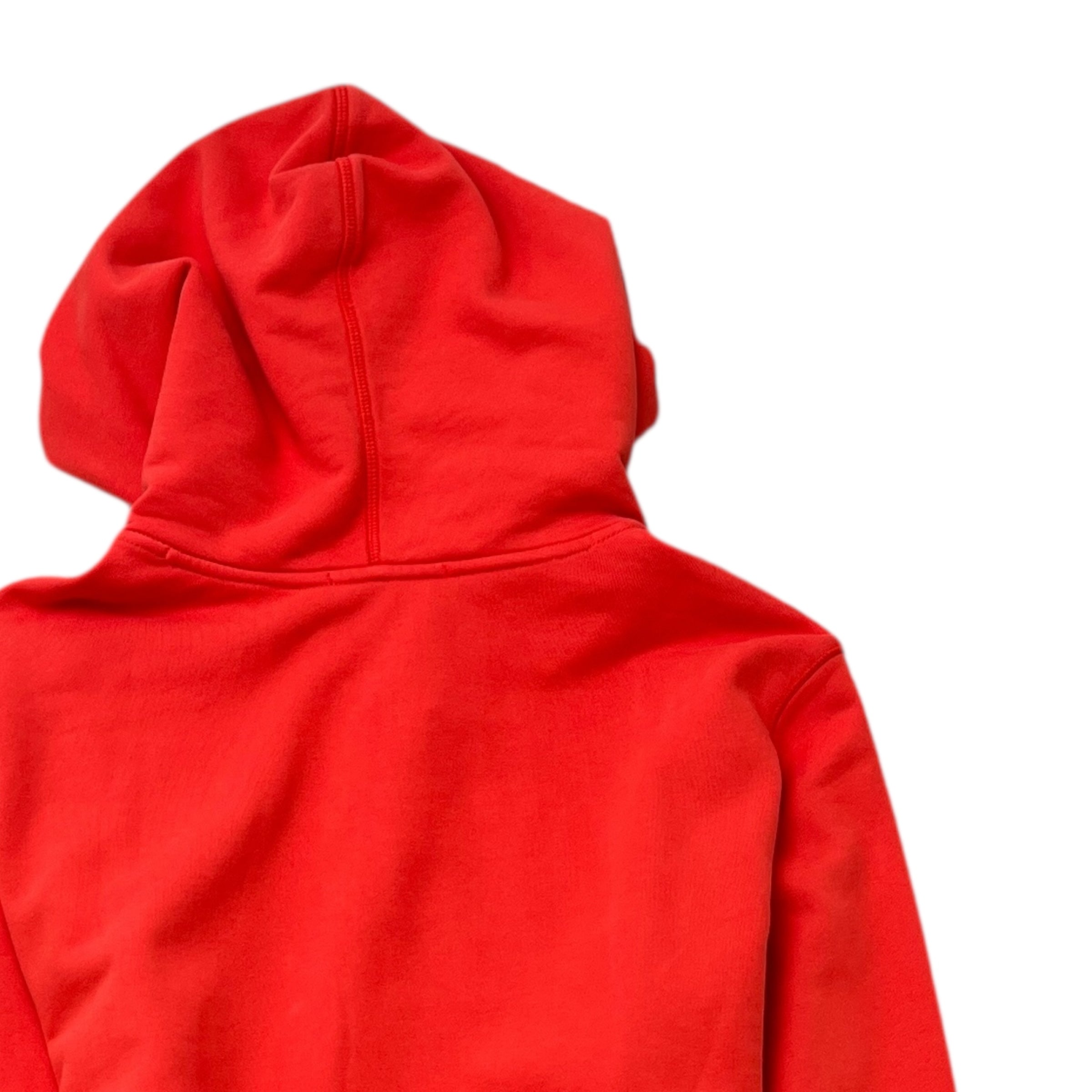 Men's Applique Logo Hoodie Red Size M