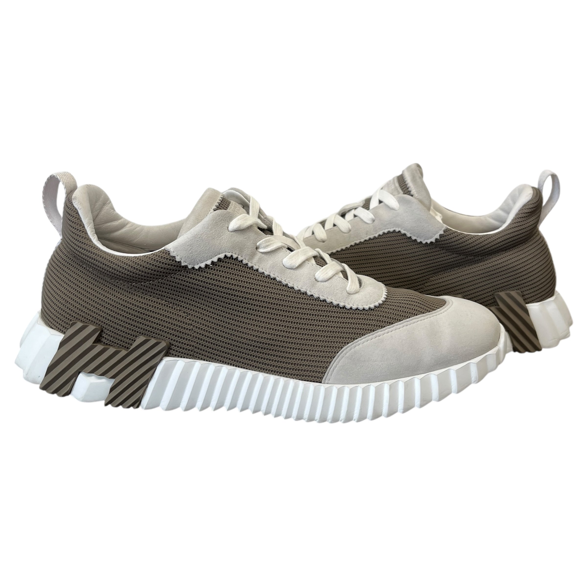 Men's Bouncing Low Trainers Khaki Size EU 42 / UK 8