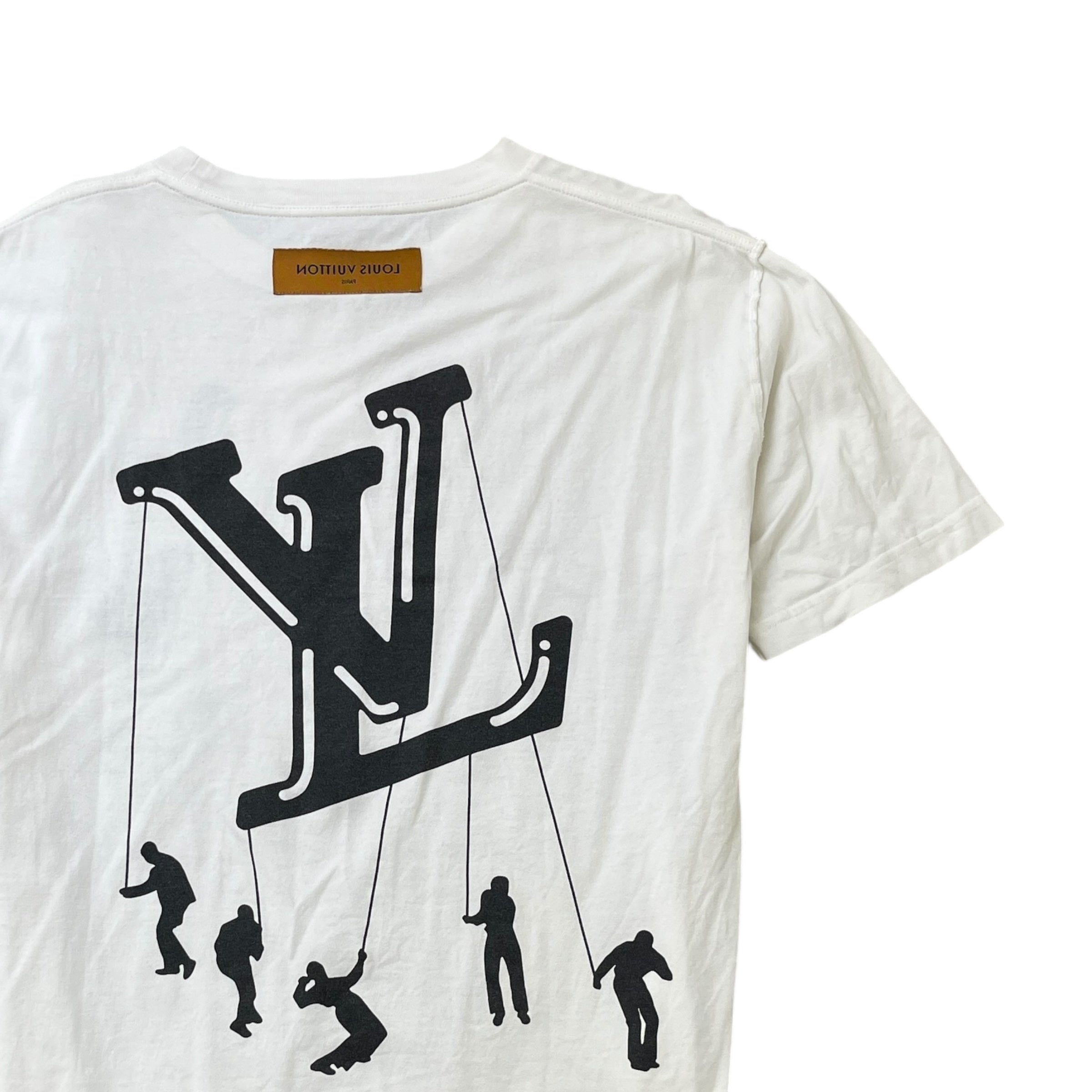 Men's Paratrooper Logo T-Shirt White Size XL