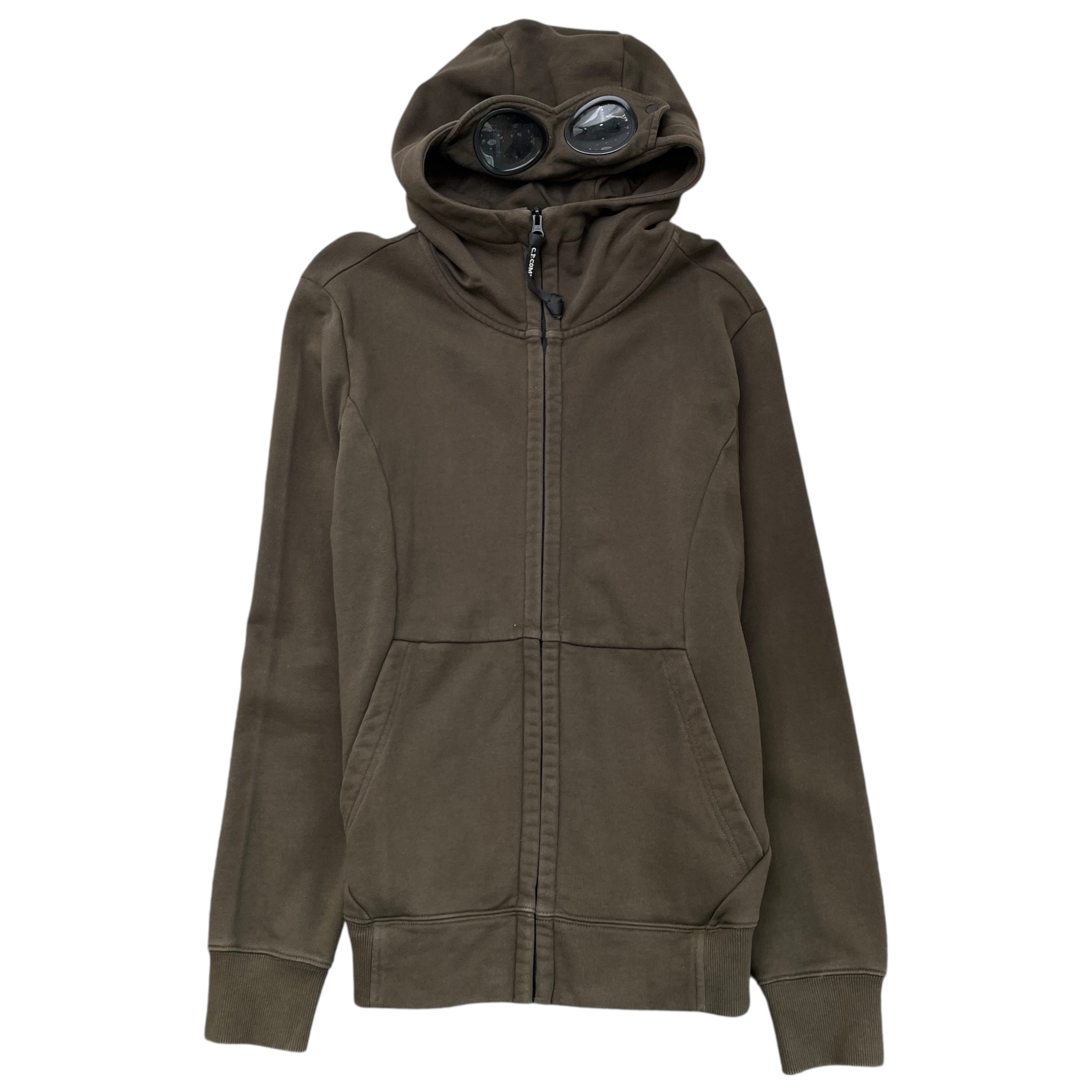 Men's Raised Fleece Track Jacket Khaki Size L