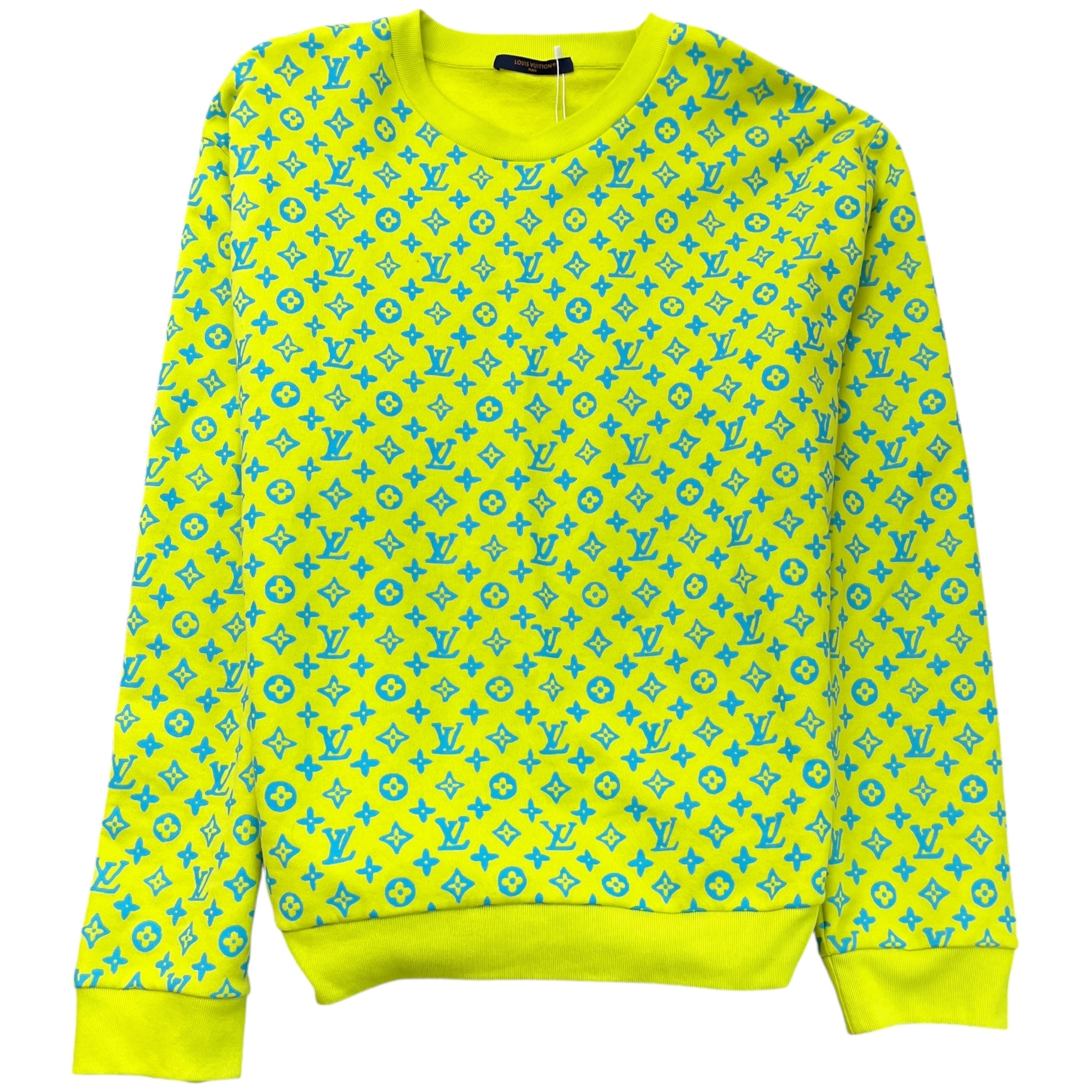 Men's Monogram Rainbow Playground Jumper Yellow Size 5XL