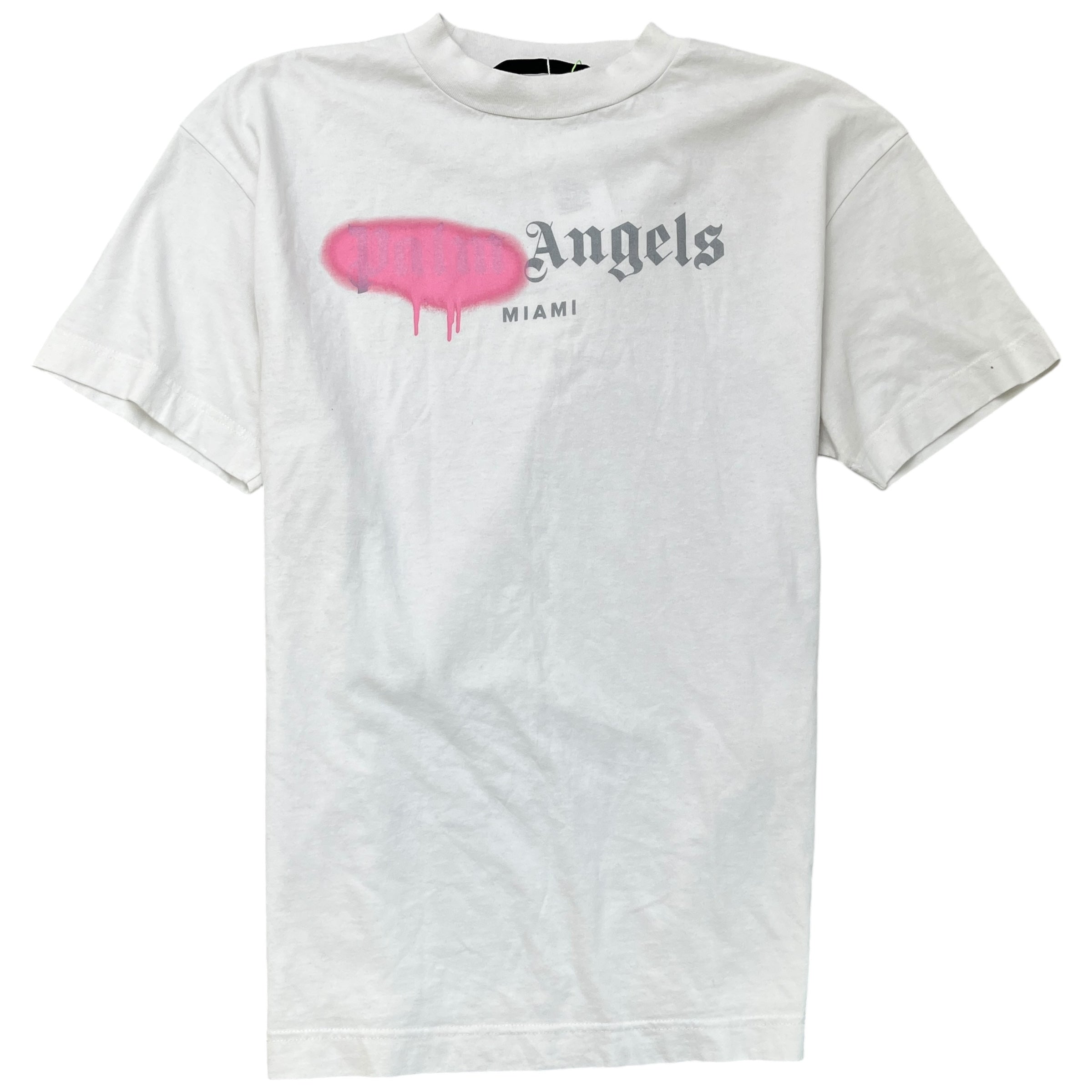 Men's Spray Logo T-Shirt White Size XL