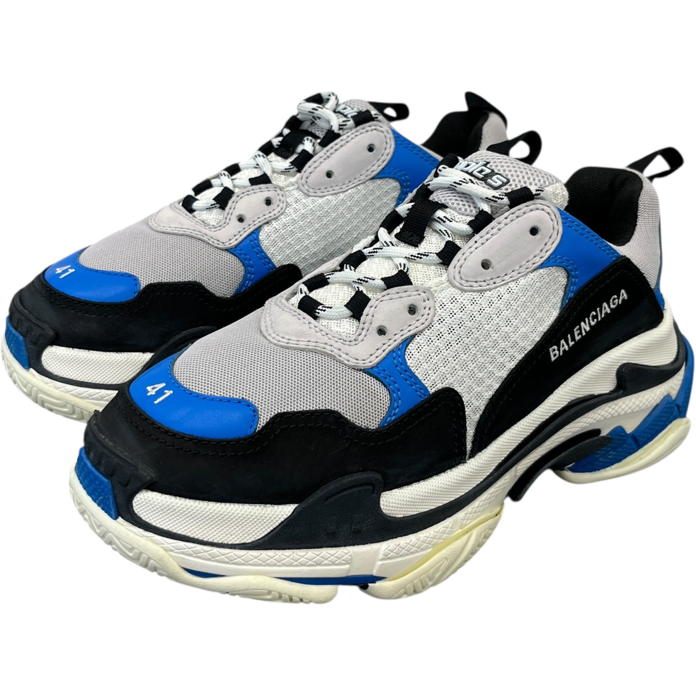 Men's Triple S Low Trainers Blue Size EU 41 / UK 7