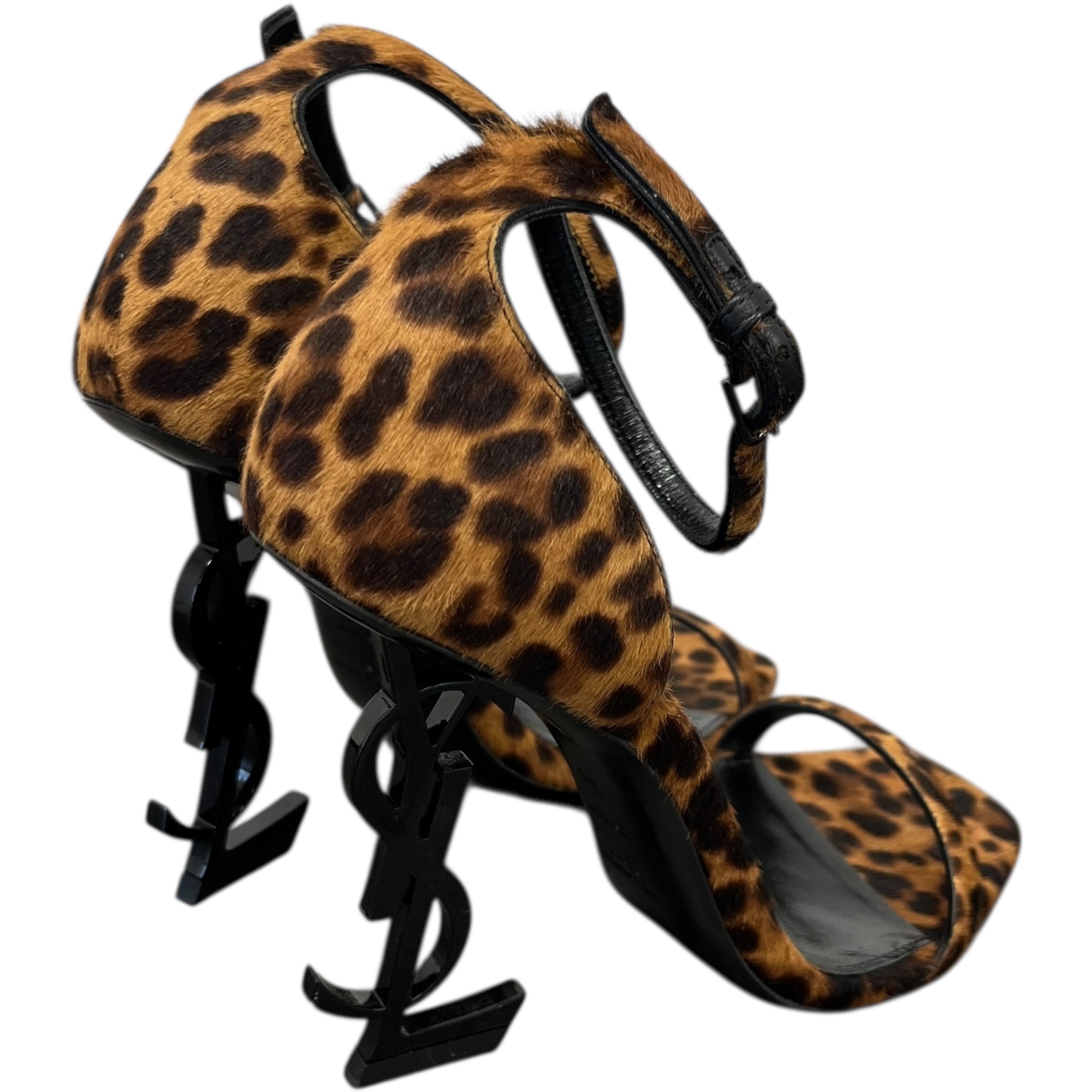 Women's Opyum Leopard-Print Heels Brown Size EU 36 / UK 3
